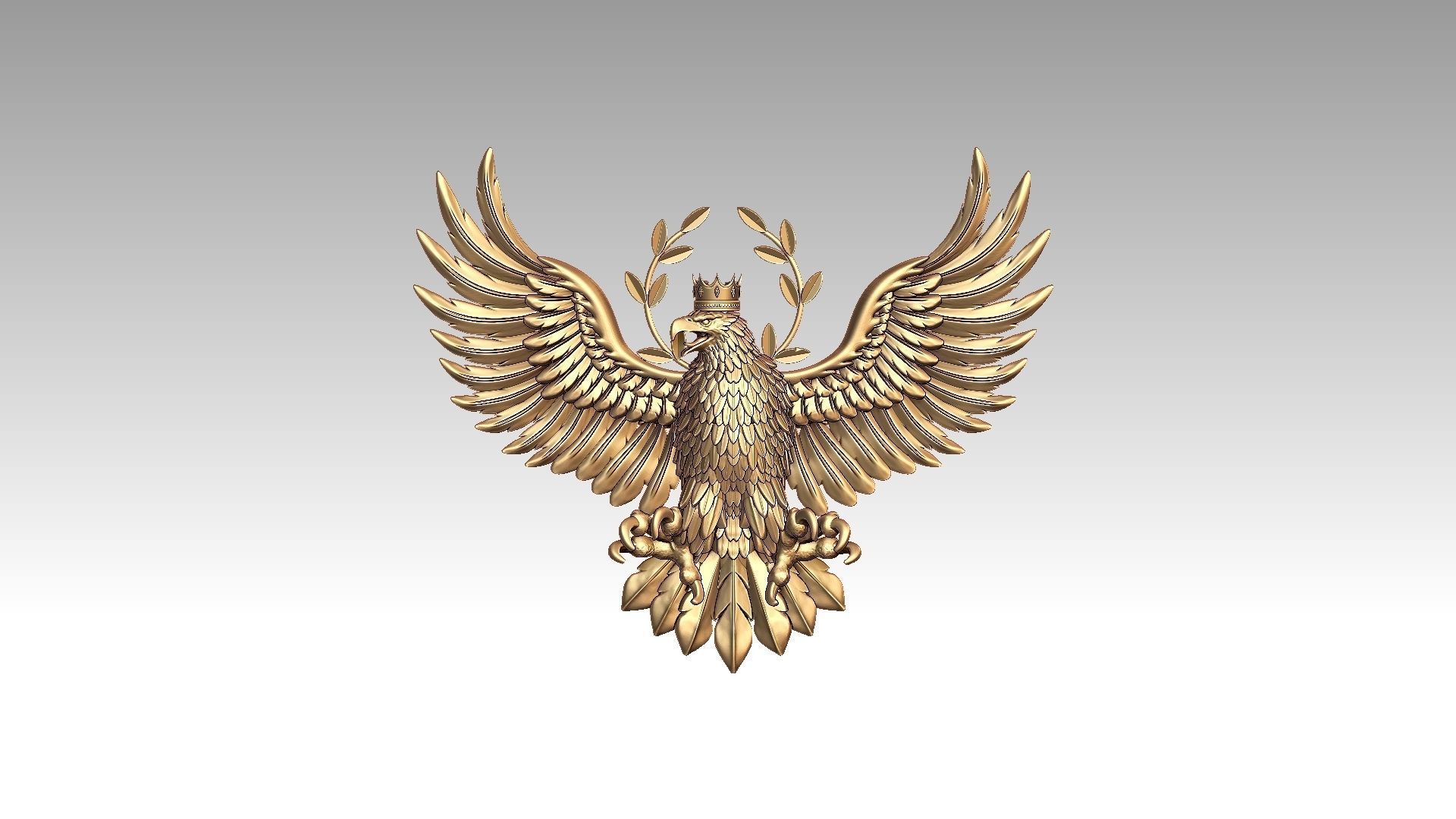 COAT OF ARMS OF AUSTRIA 3D print model_9