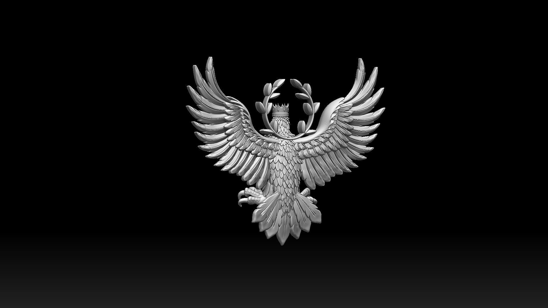 COAT OF ARMS OF AUSTRIA 3D print model_8