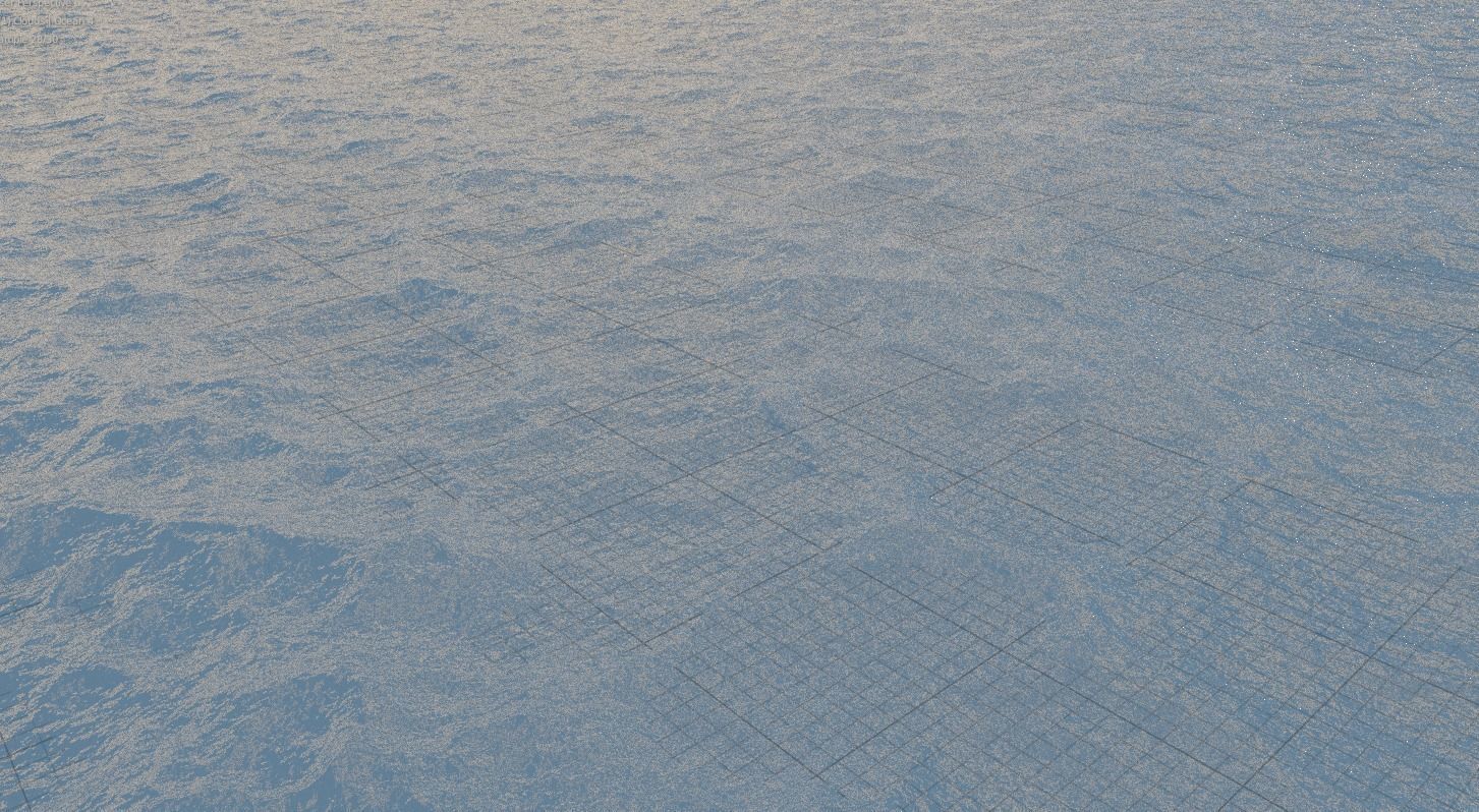 Seascape witht volumic clouds and dynamic sun Free 3D model_6