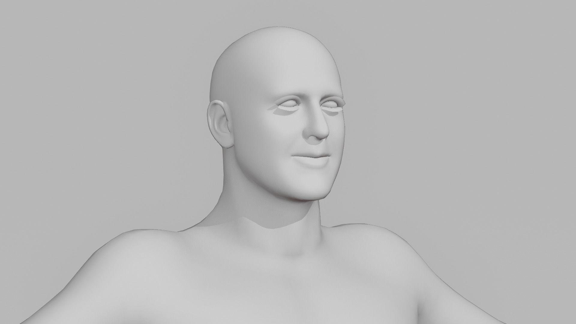 Realistic Male Character - Adam 3D model_5