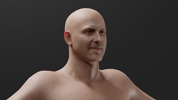 Realistic Male Character - Adam 3D model