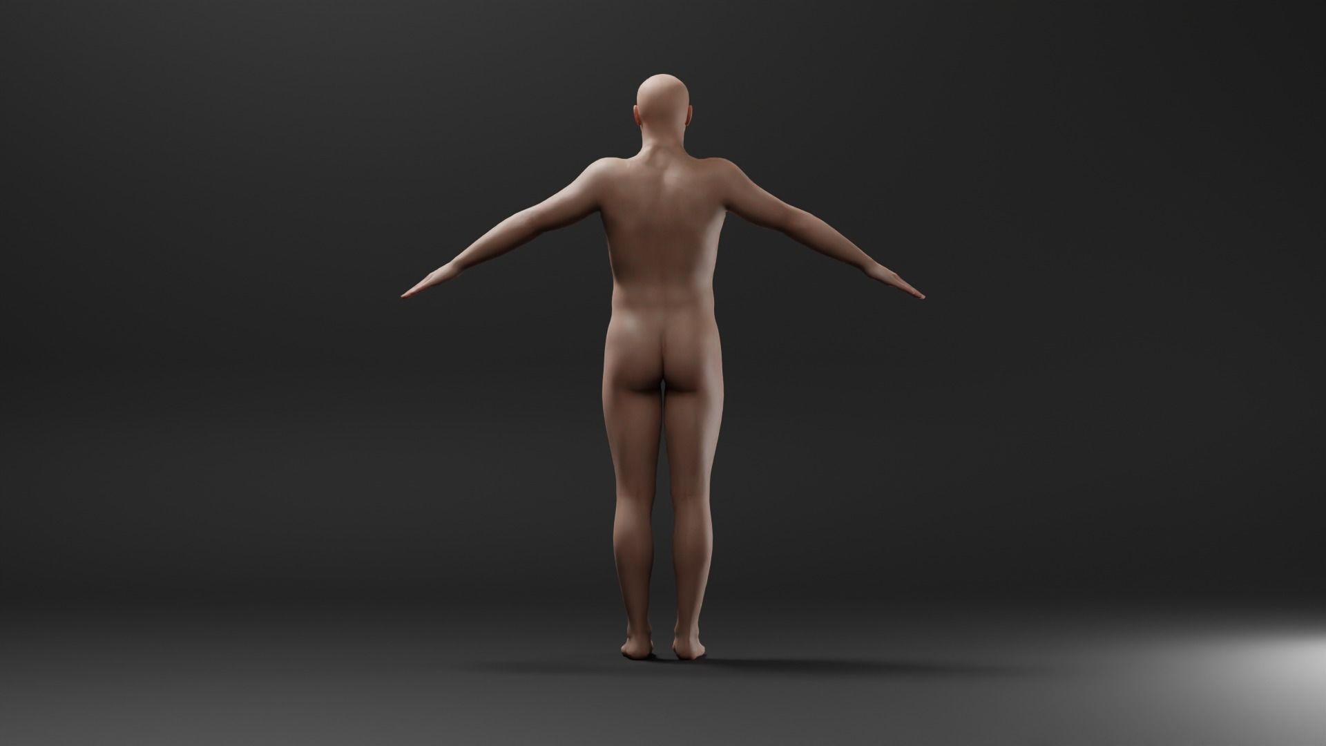 Realistic Male Character - Adam 3D model_3