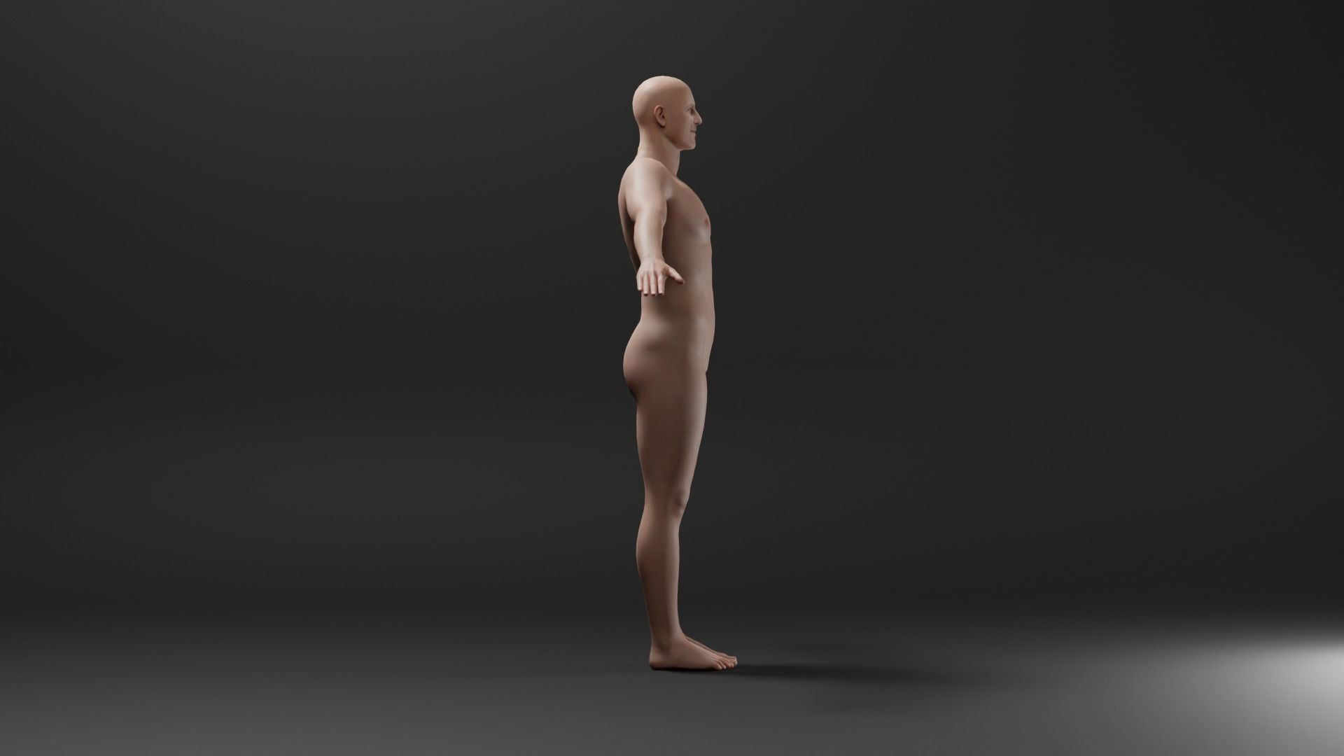 Realistic Male Character - Adam 3D model_2