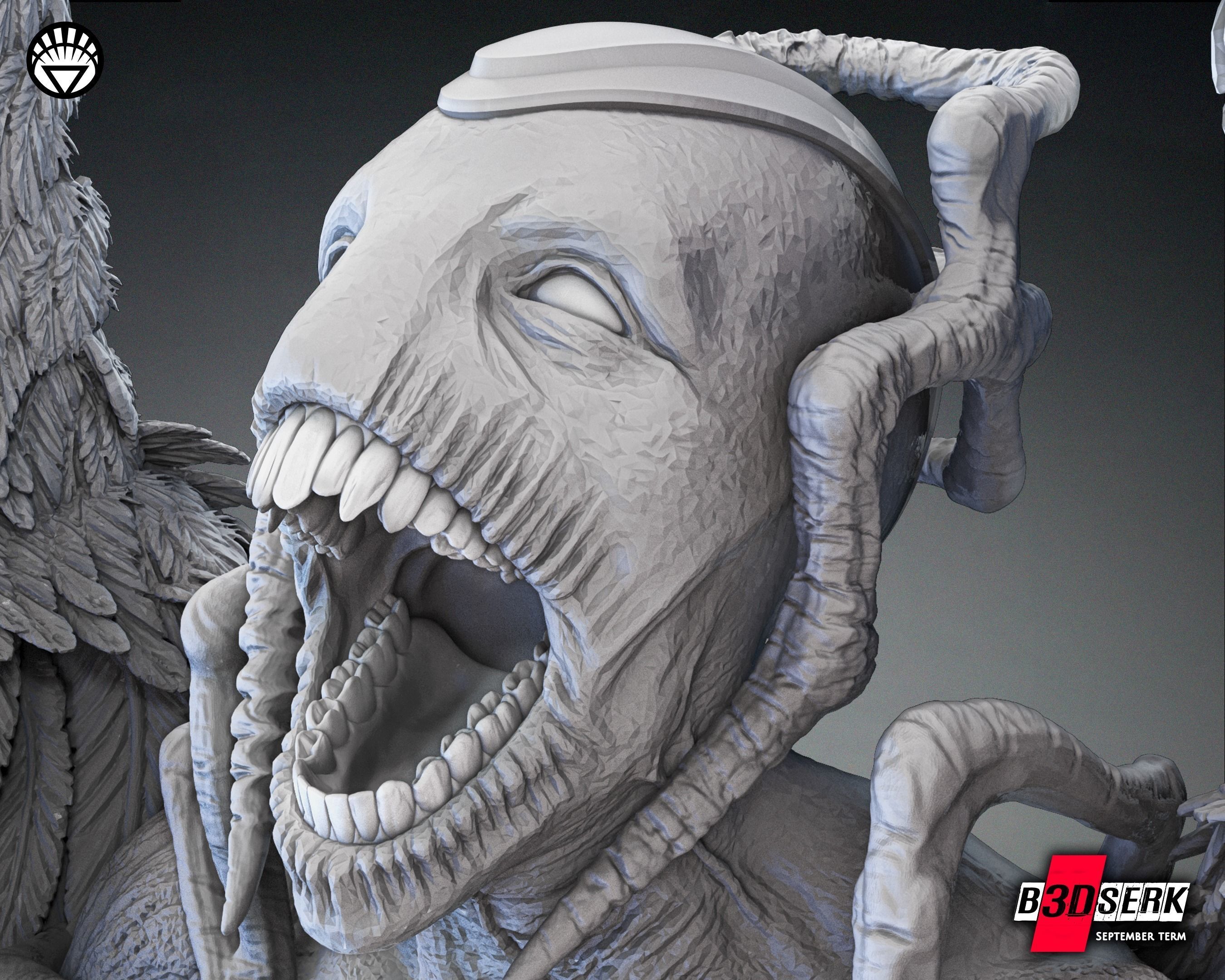 B3DSERK August term 2023 White Lantern Sculpture for printing 3D print model_14