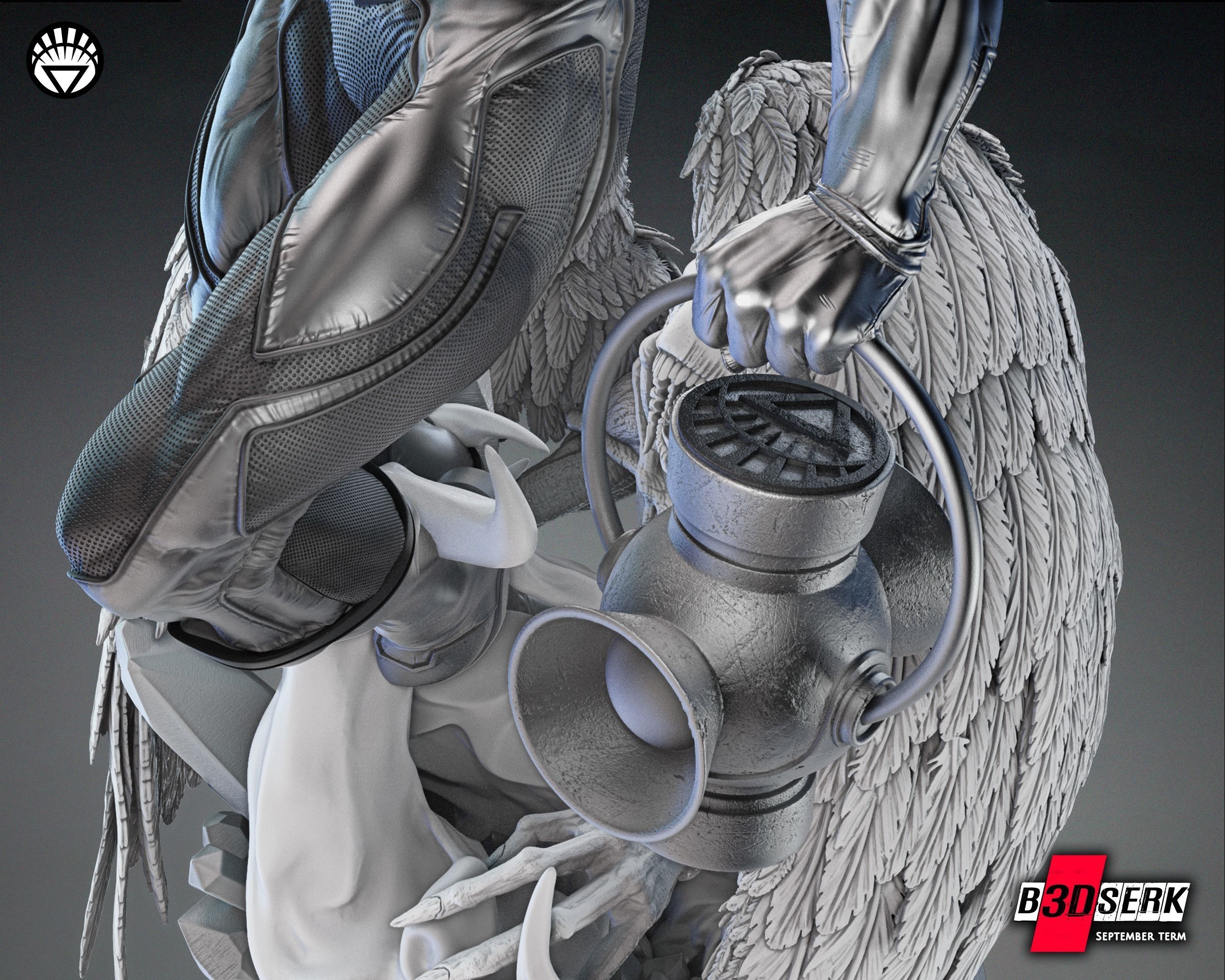 B3DSERK August term 2023 White Lantern Sculpture for printing 3D print model_47