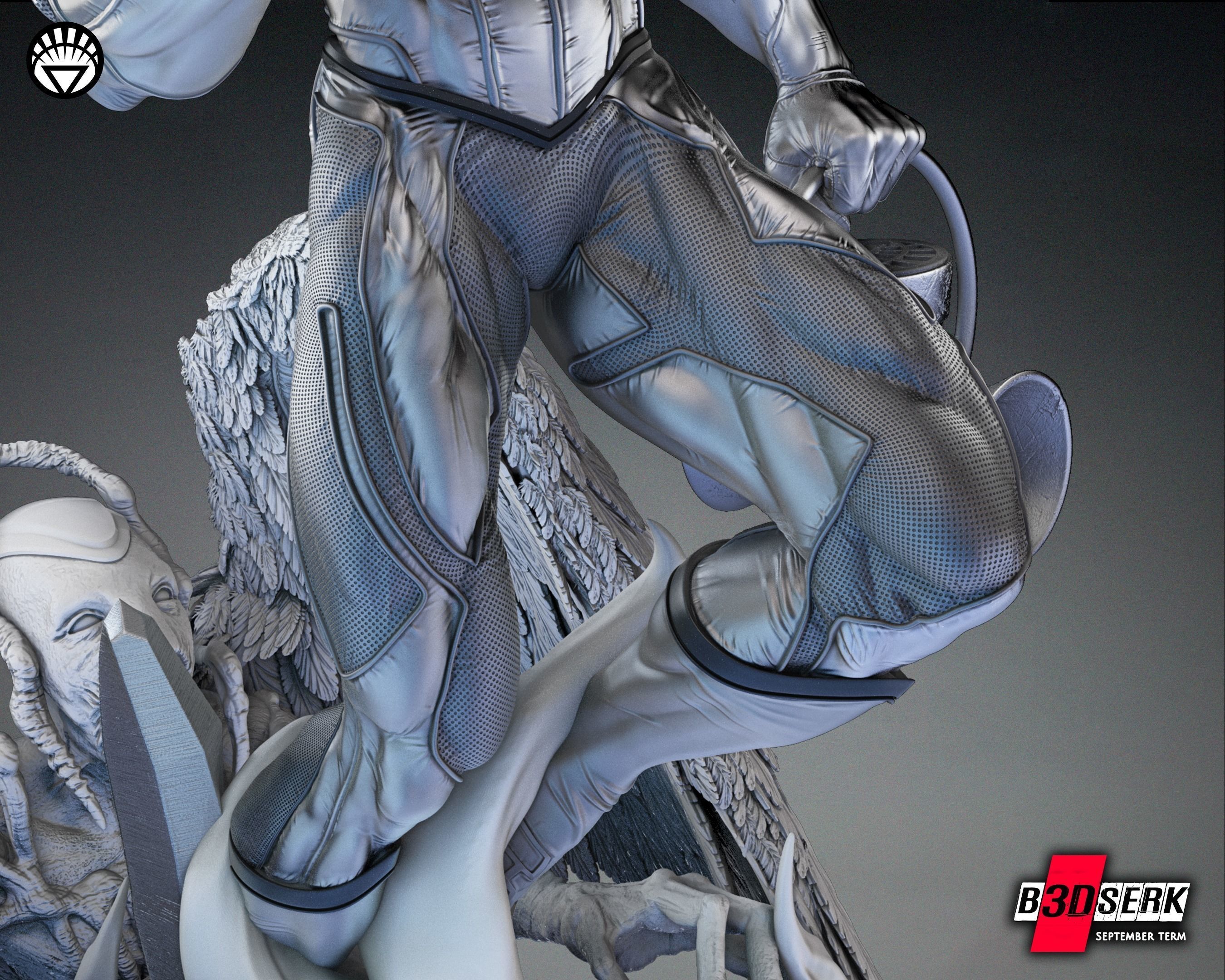 B3DSERK August term 2023 White Lantern Sculpture for printing 3D print model_60