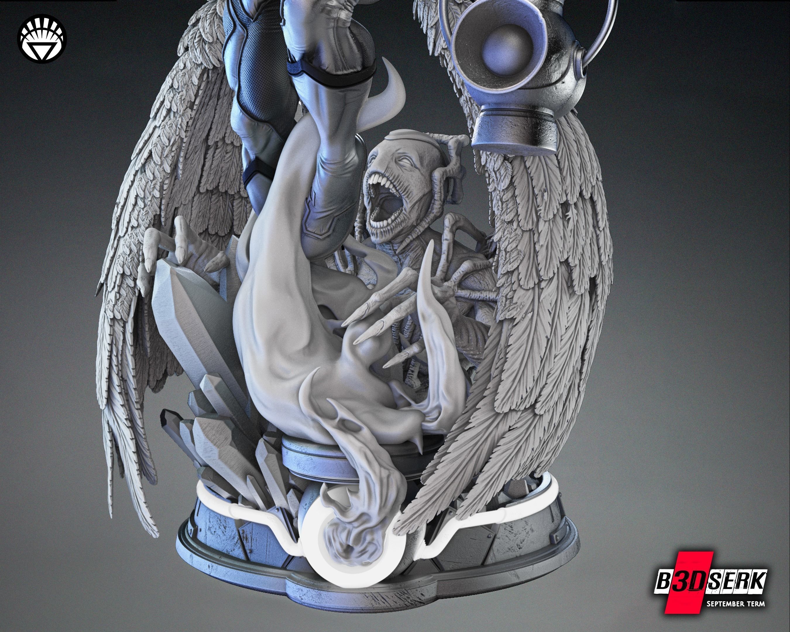 B3DSERK August term 2023 White Lantern Sculpture for printing 3D print model_12