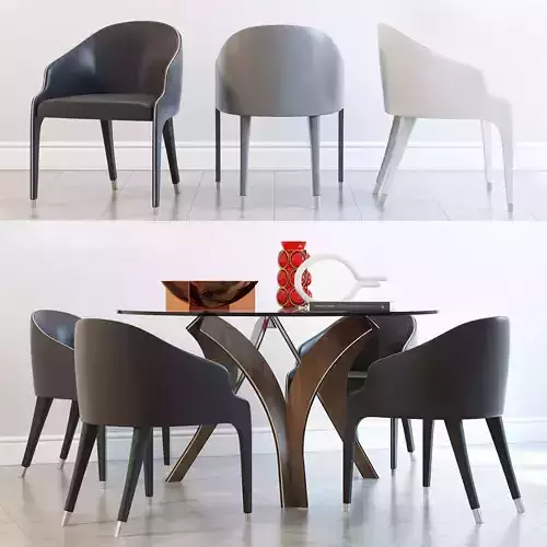 Modern and table dining chair