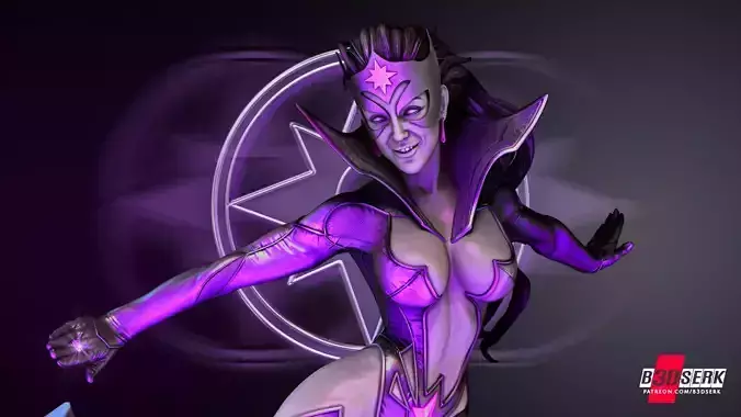 Star Sapphire Sculpture for printing