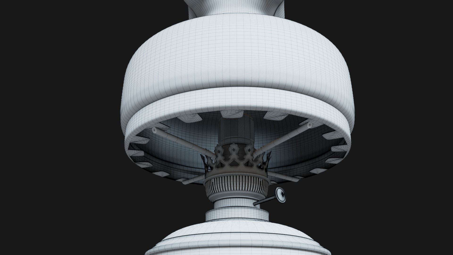 Bronze oil lamp 3D model_26