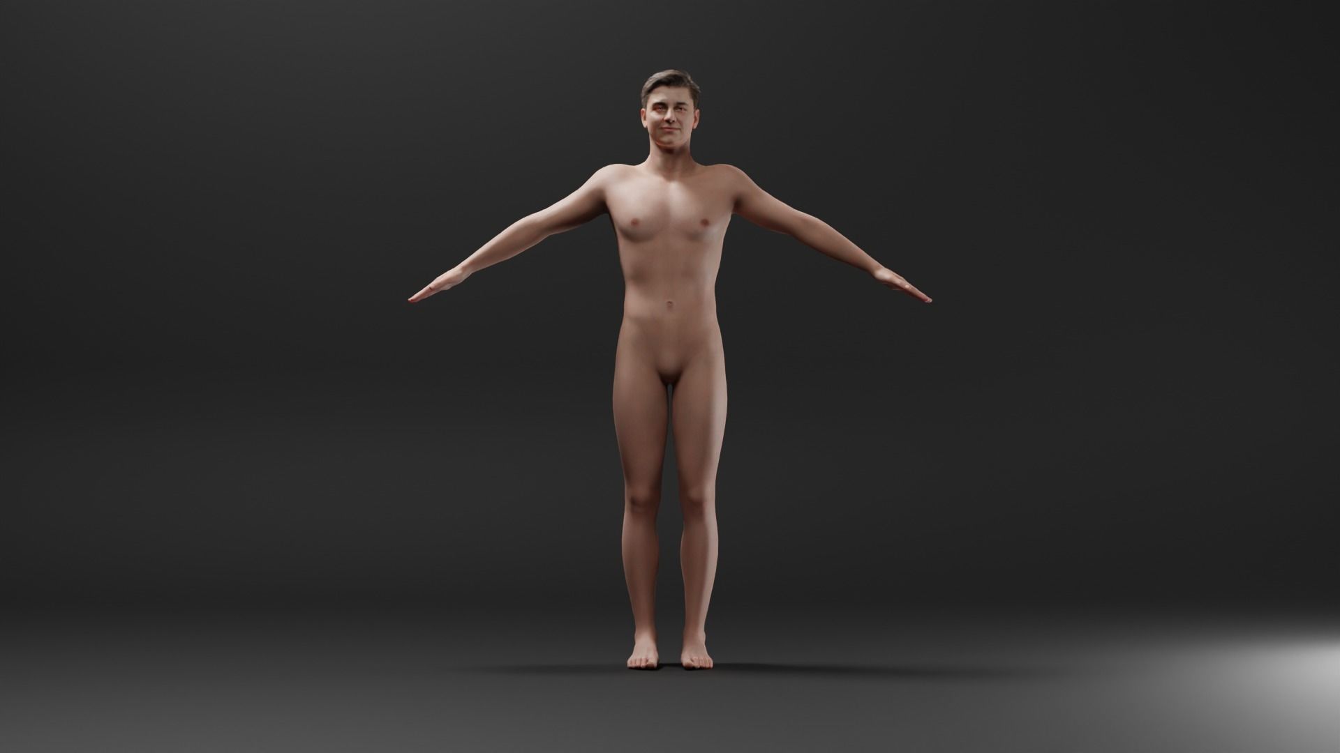 Realistic Male Character - Denzil 3D model_1