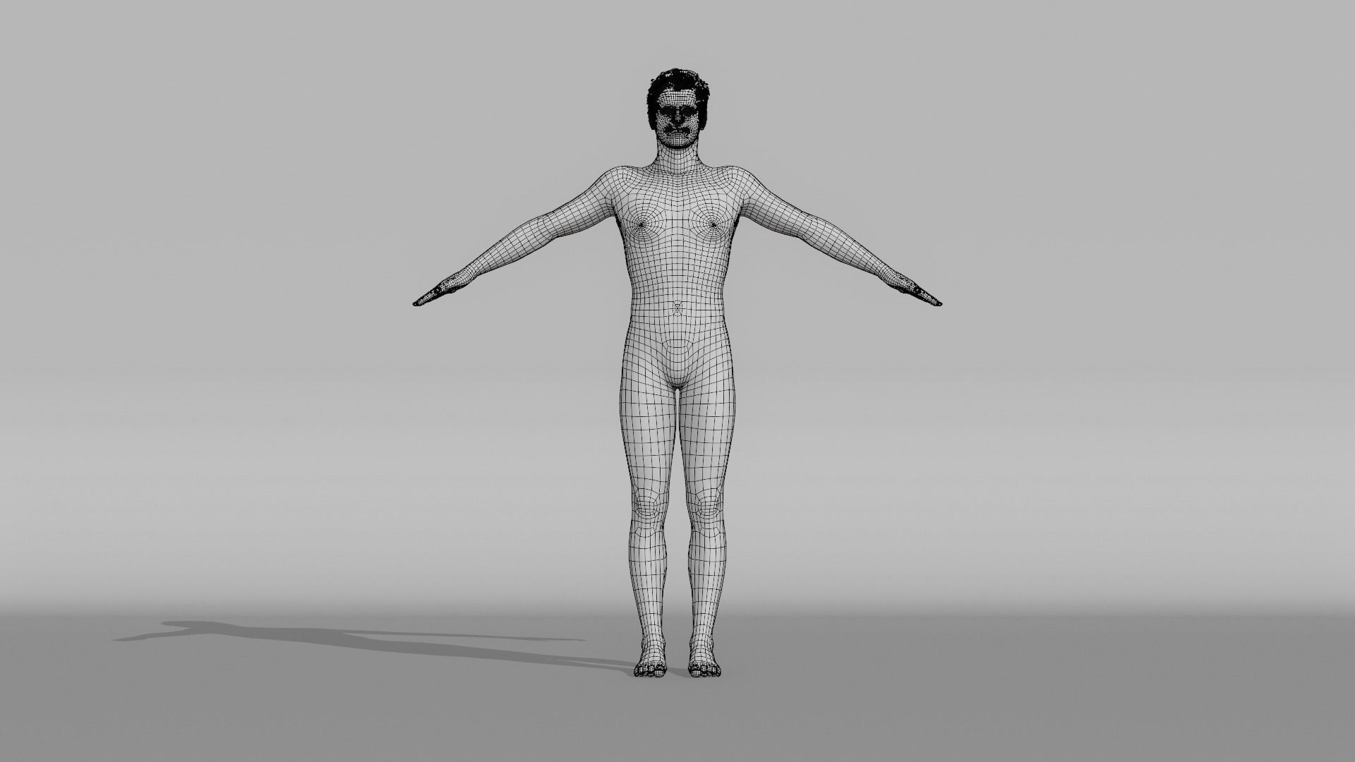 Realistic Male Character - Denzil 3D model_16