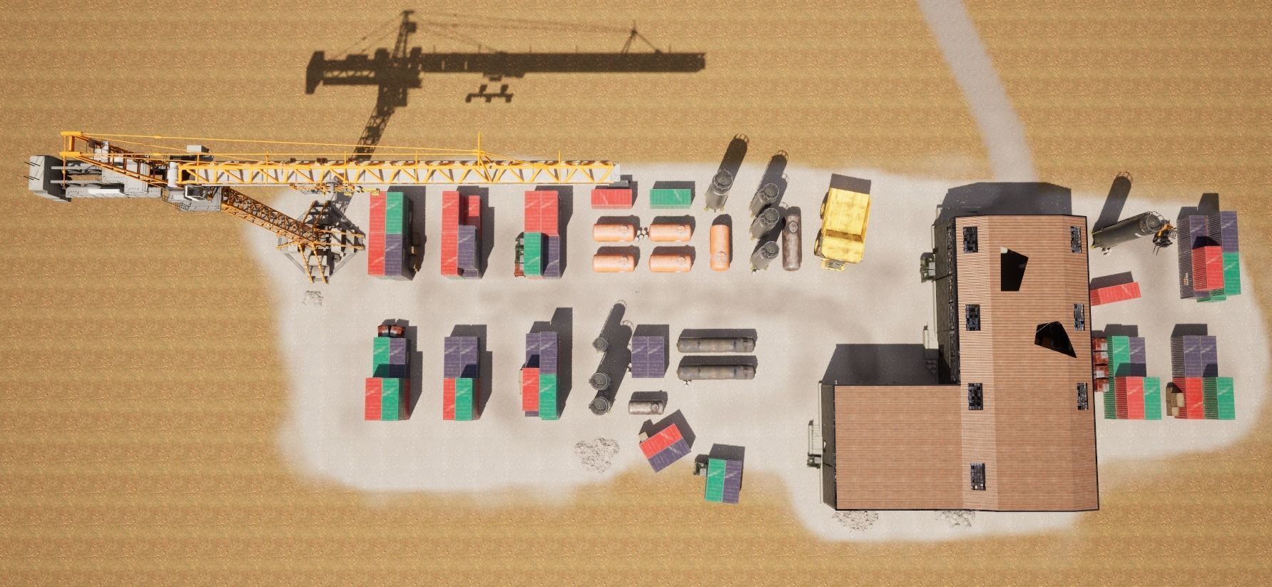 Industrial environment for Unreal Engine 5 Free 3D model_2