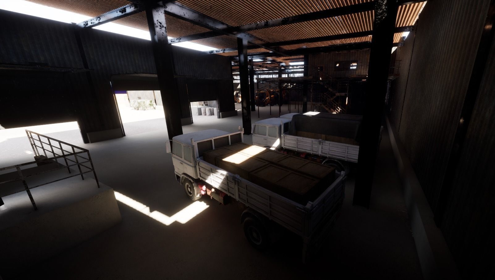 Industrial environment for Unreal Engine 5 Free 3D model_3