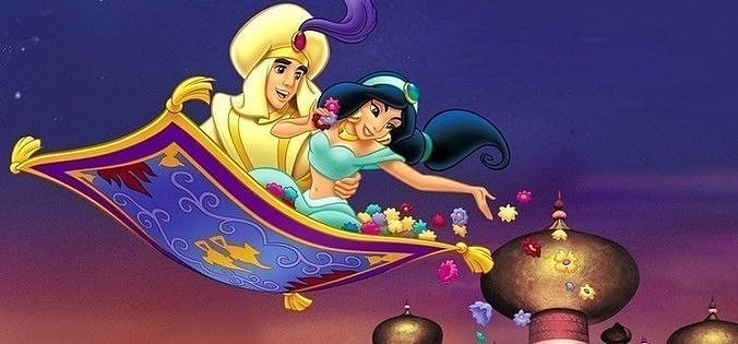 aladdin magic carpet Low-poly 3D model