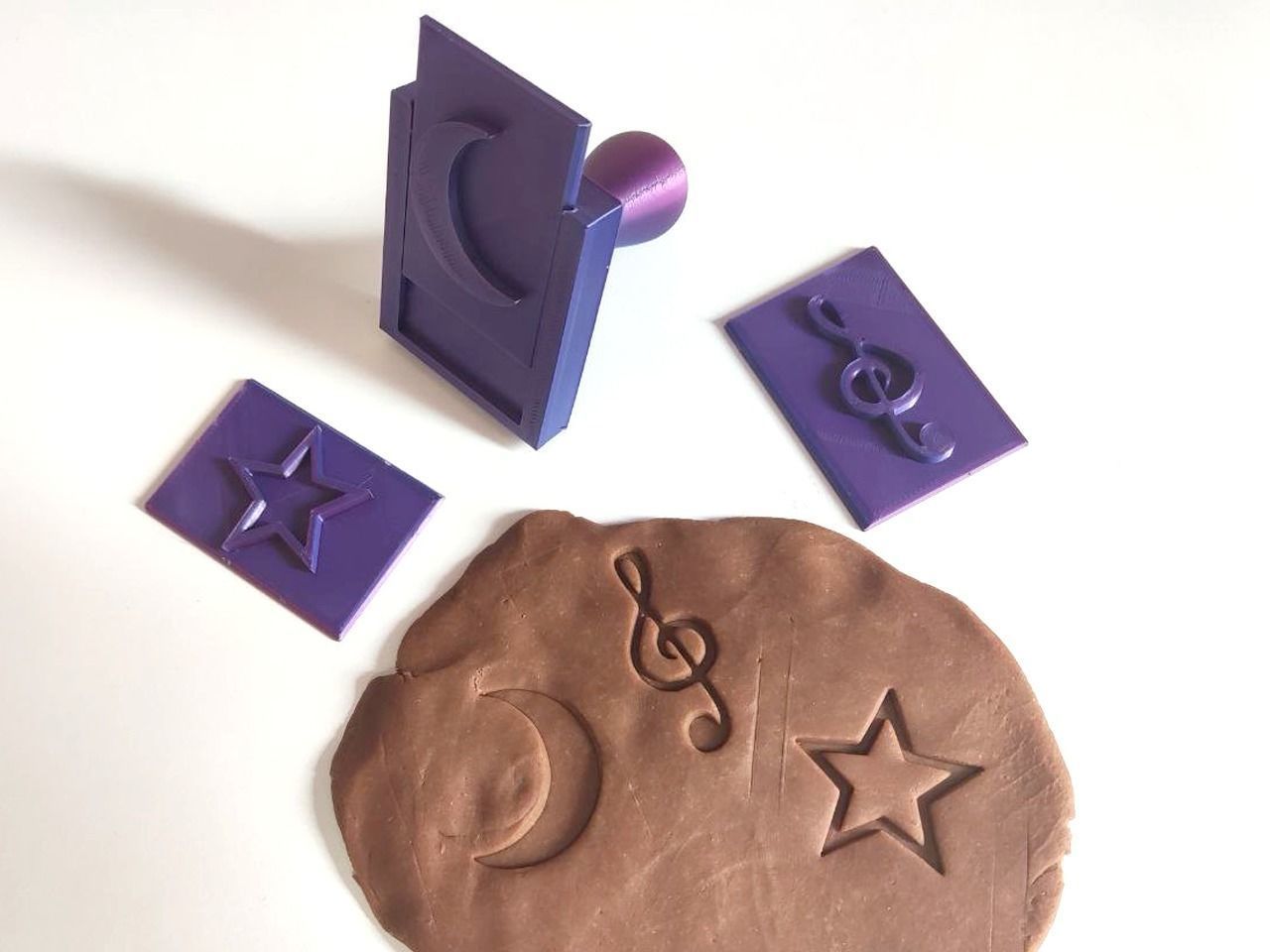 Stamp 02 - Moon - Fondant Decoration Maker Toy 3D print model_24