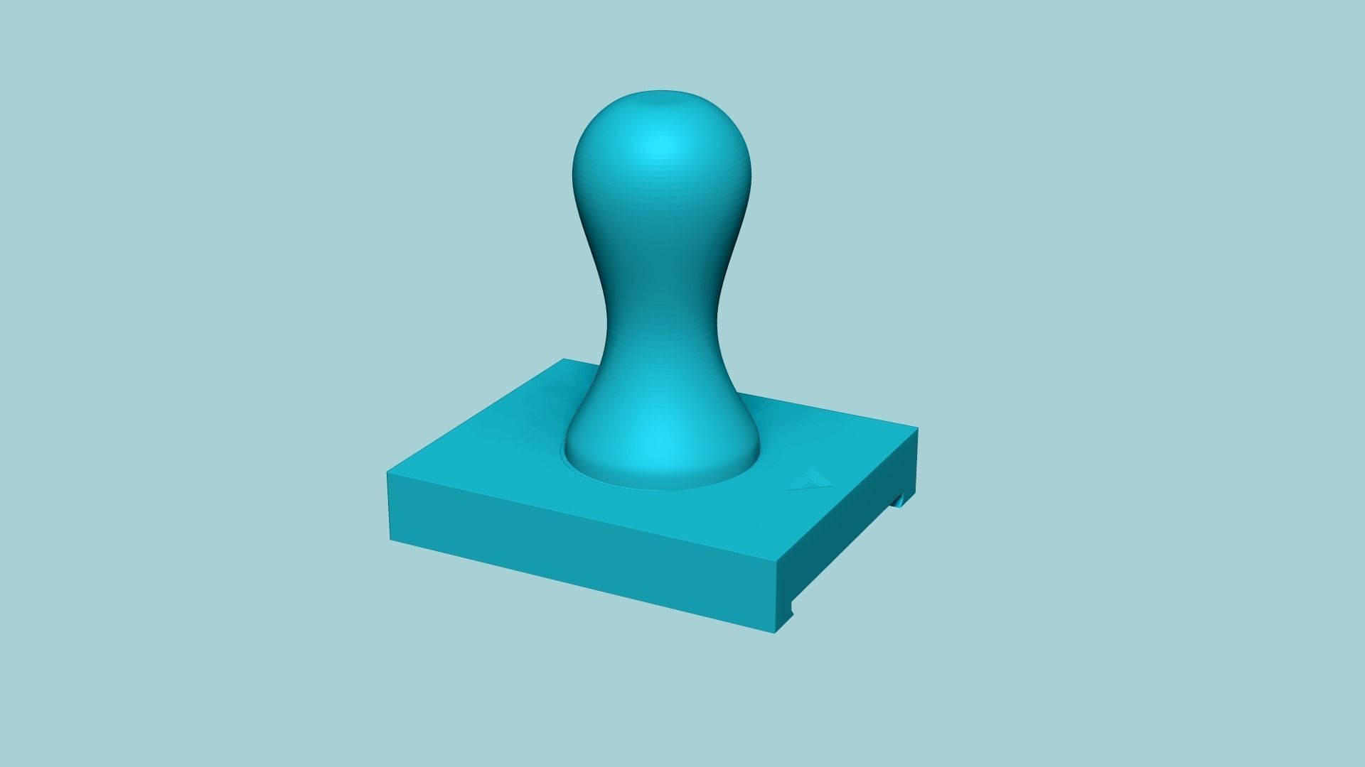 Stamp 02 - Moon - Fondant Decoration Maker Toy 3D print model_15