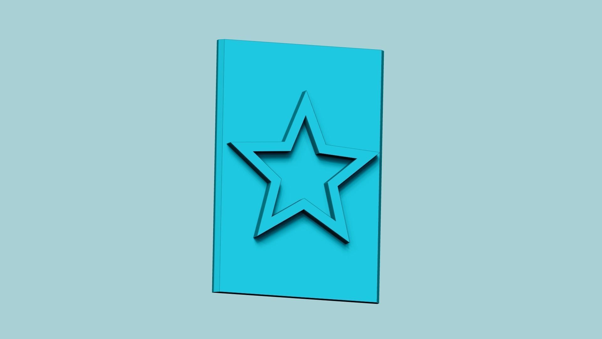 Stamp 03 - Star - Fondant Decoration Maker Toy 3D print model_5