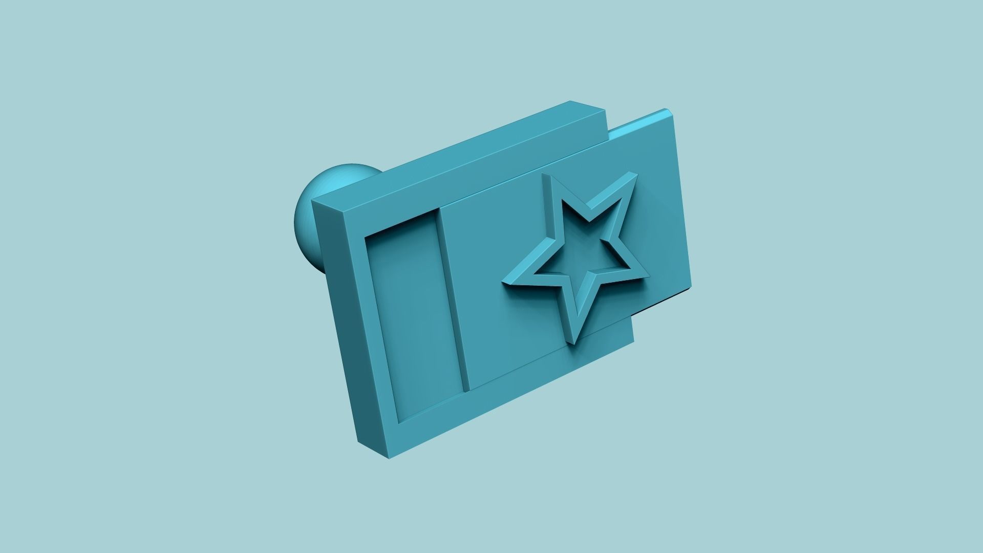 Stamp 03 - Star - Fondant Decoration Maker Toy 3D print model_7