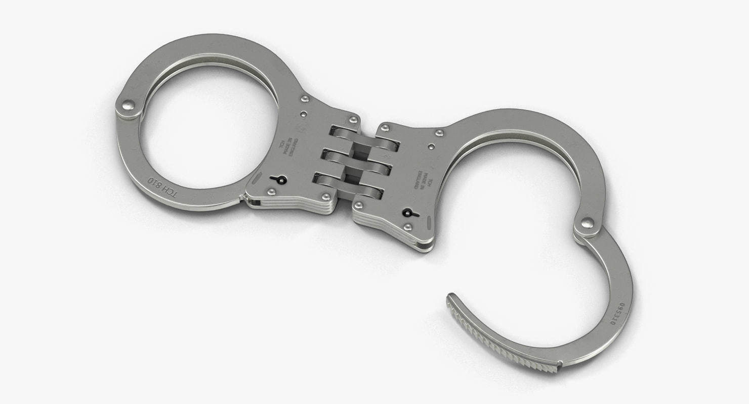 Model-Hinged-Handcuffs-Hinged-3ds-Max Low-poly 3D model_2