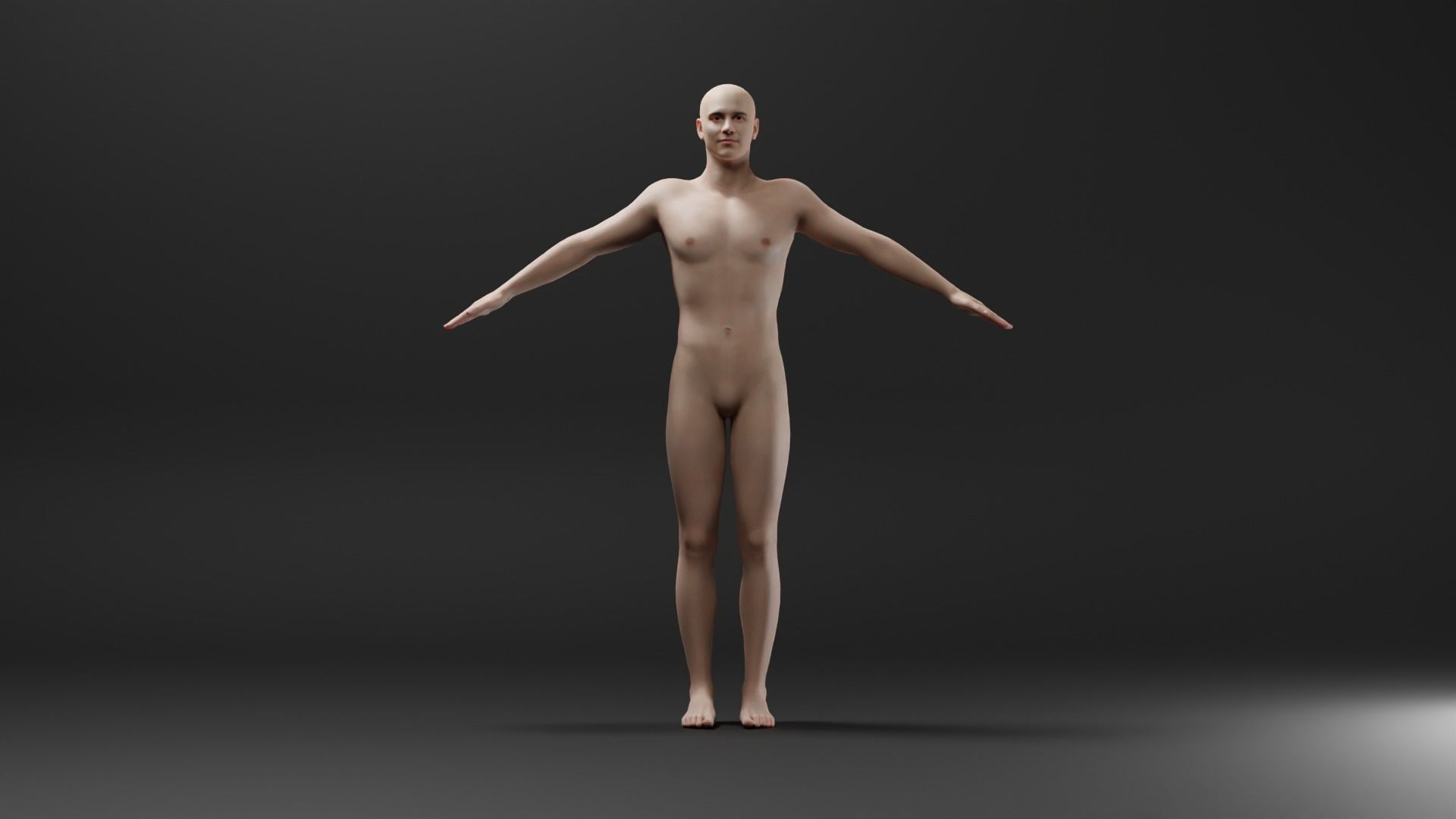 Realistic Male Character - Gershon 3D model_1
