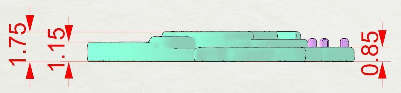 Fairy earring kids 3D print model 3D print model_9