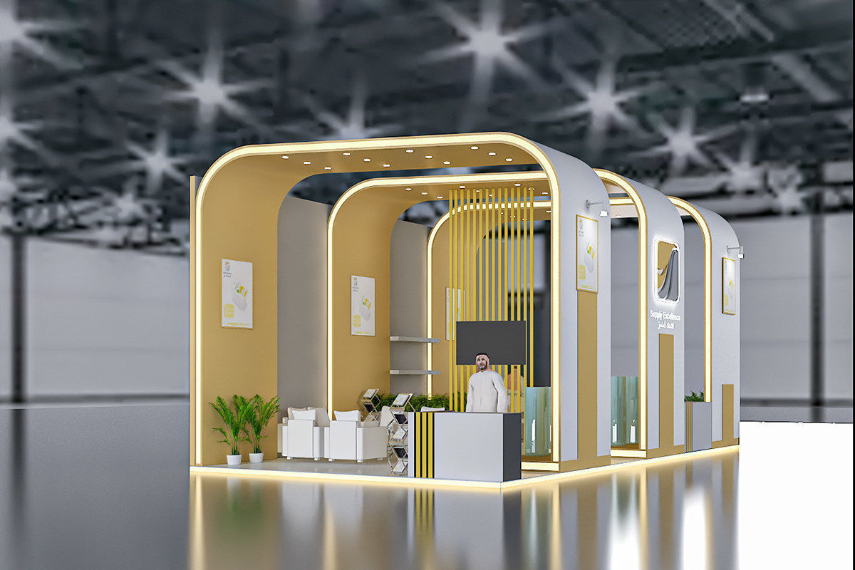 booth luxury 3D model_4