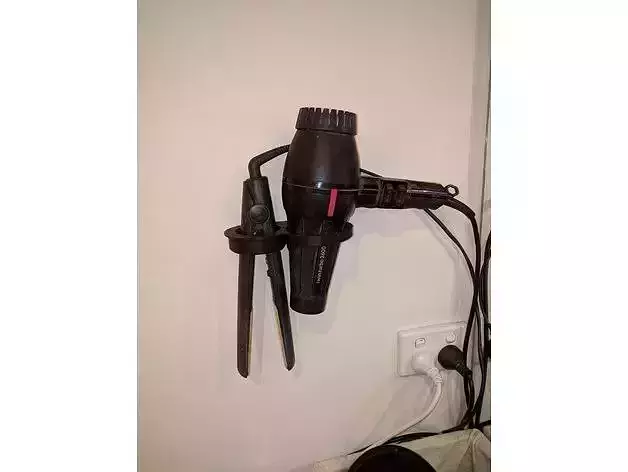 Hair Kit Wall Mount 3D print model