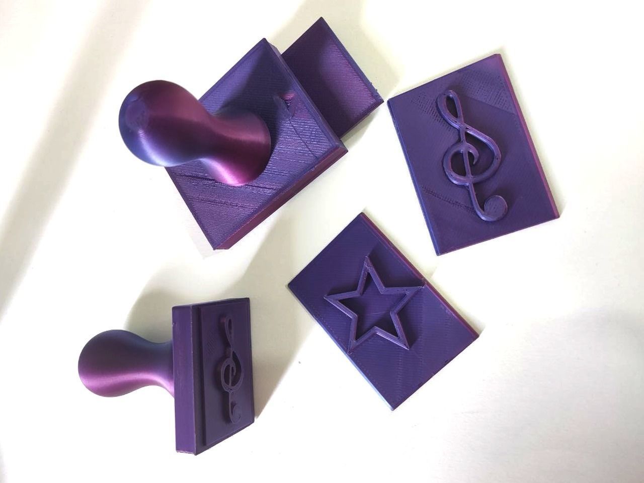 Stamp 05 - Music - Fondant Decoration Maker Toy 3D print model_17