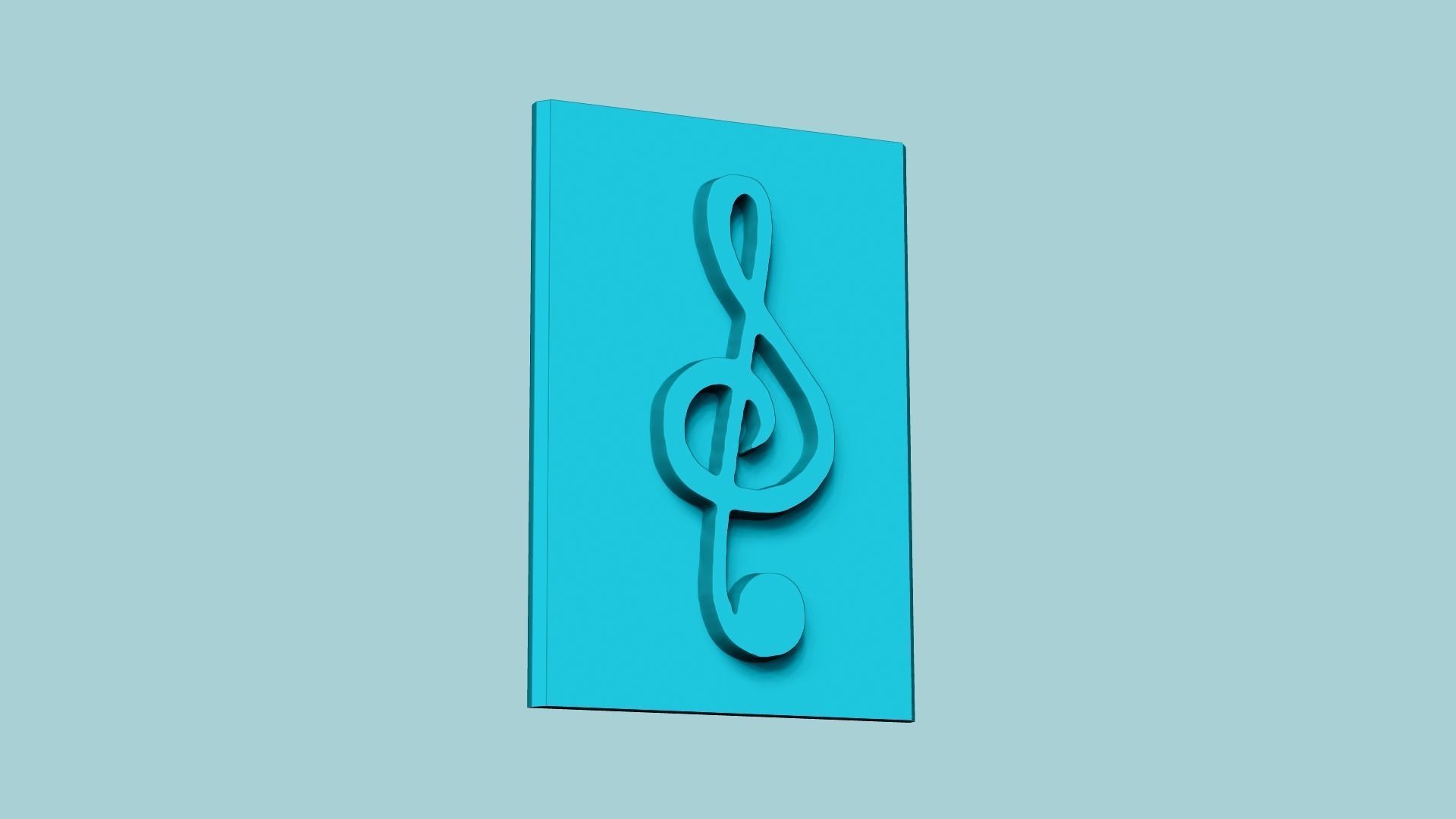 Stamp 05 - Music - Fondant Decoration Maker Toy 3D print model_1