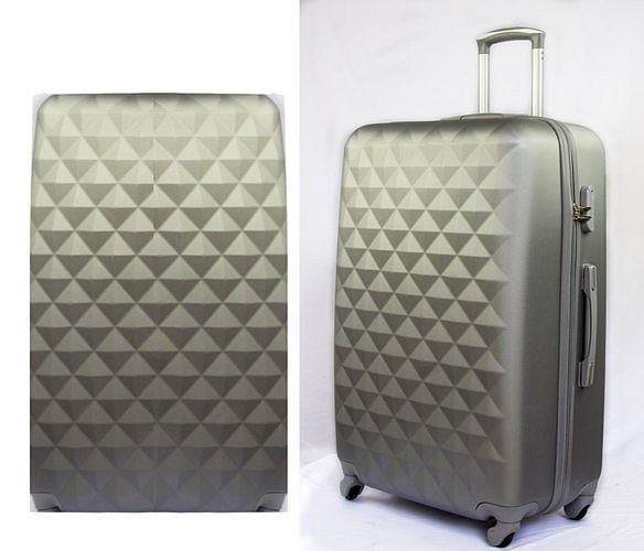 Modelling a large suitcase in 3ds Max Low-poly 3D model