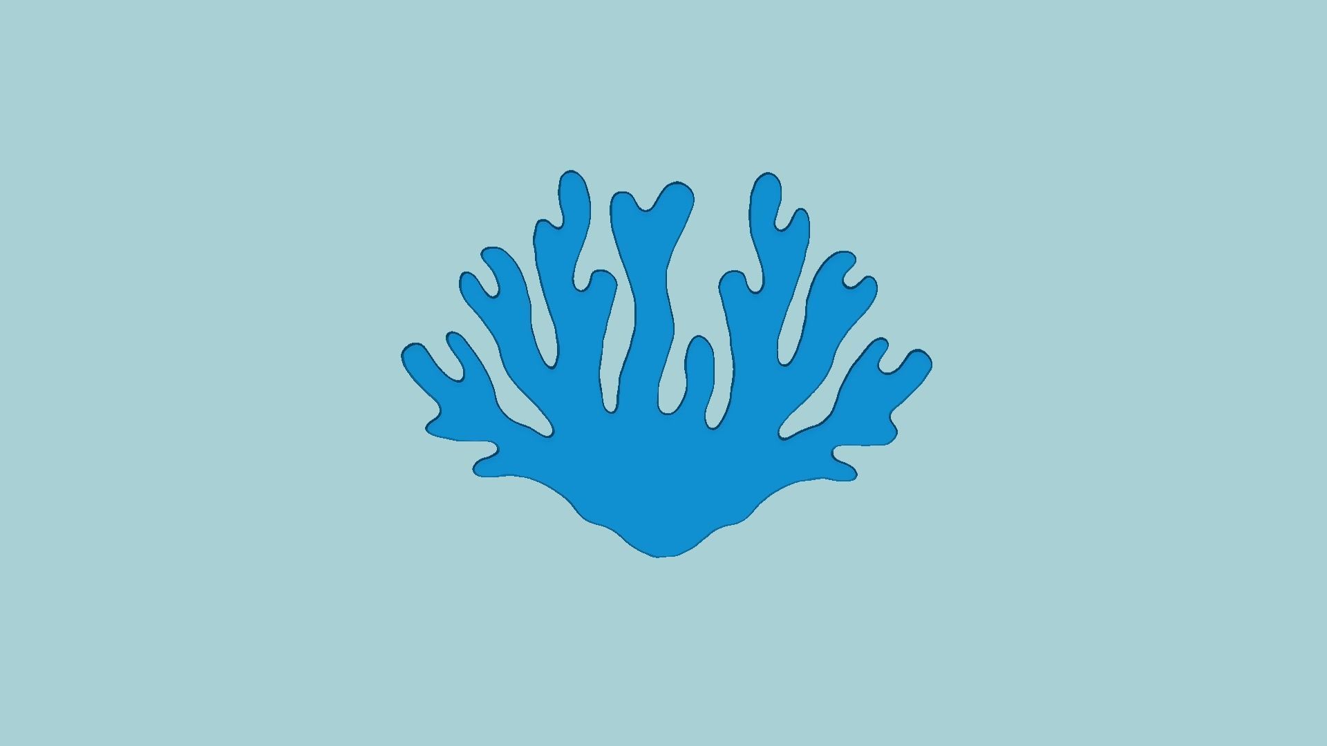 Stamp 08 - SeaWeed - Fondant Decoration Maker Toy 3D print model_10