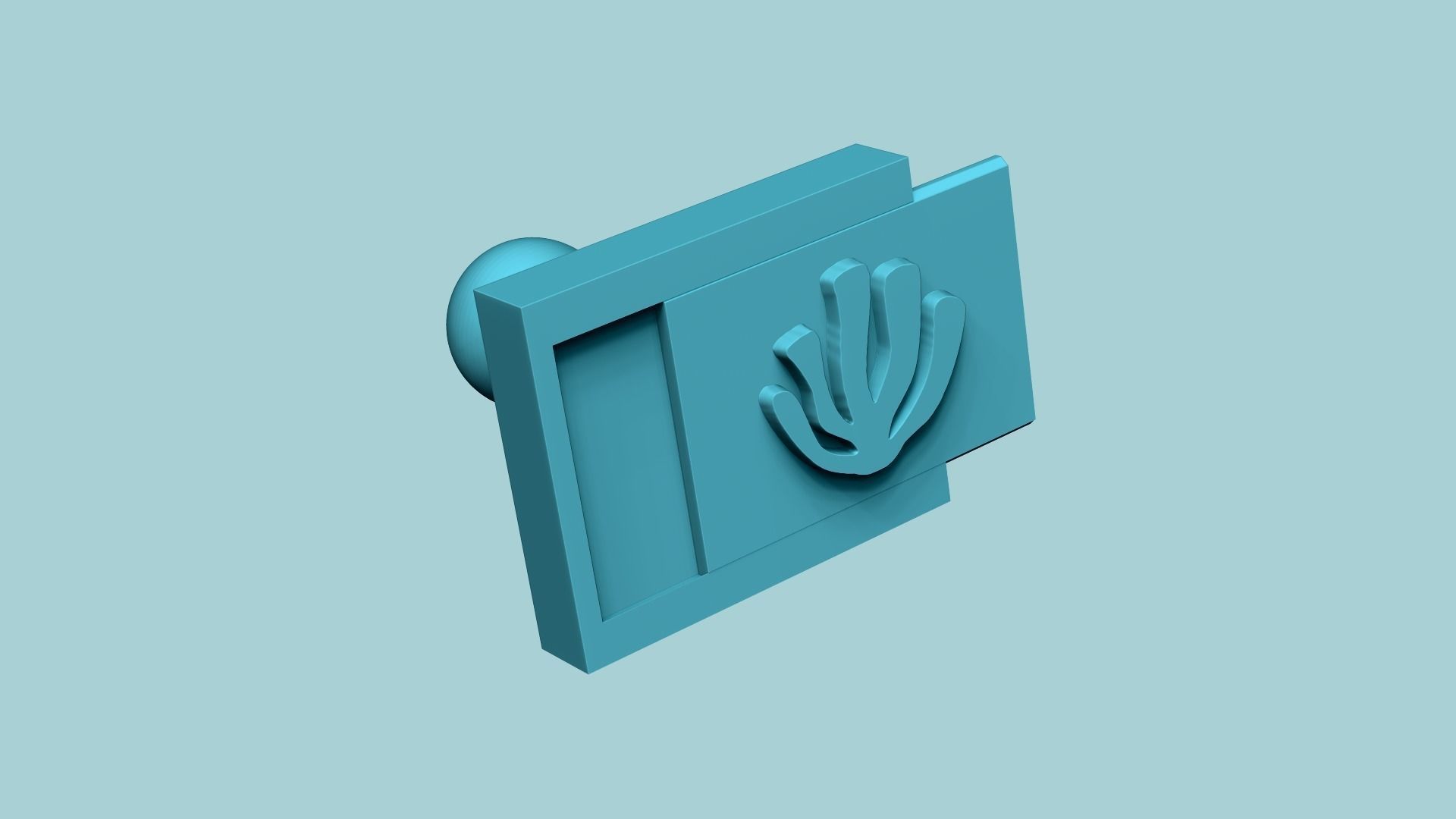 Stamp 09 - SeaWeed - Fondant Decoration Maker Toy 3D print model_7