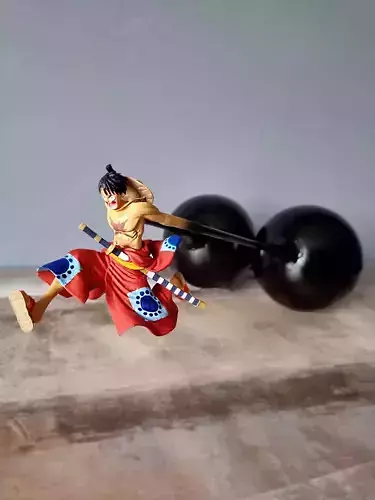 LUFFY - ONE PIECE - GRIZZLY MAGNUM 3D print model