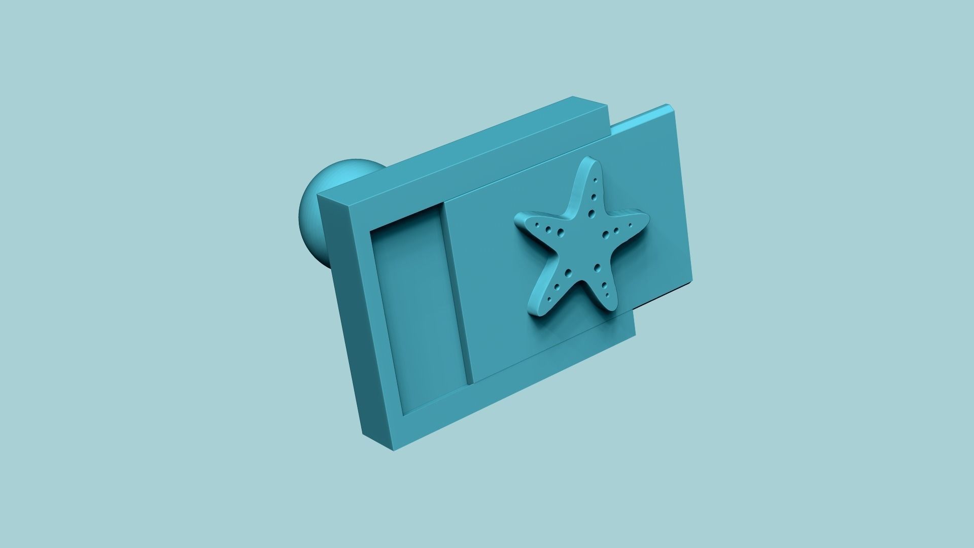 Stamp 10 - Sea Star - Fondant Decoration Maker Toy 3D print model_7