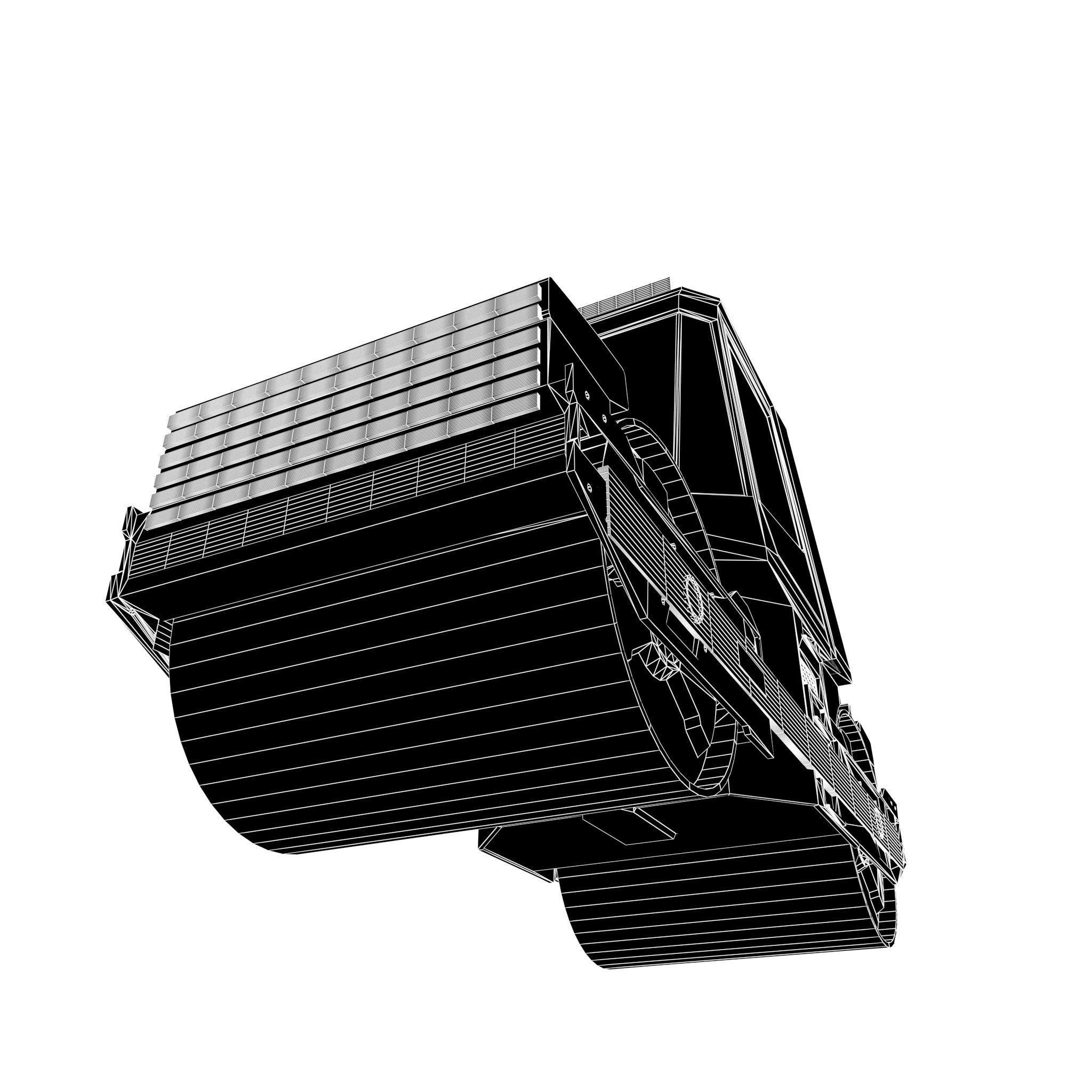 Asphalt Roller 3D model_7