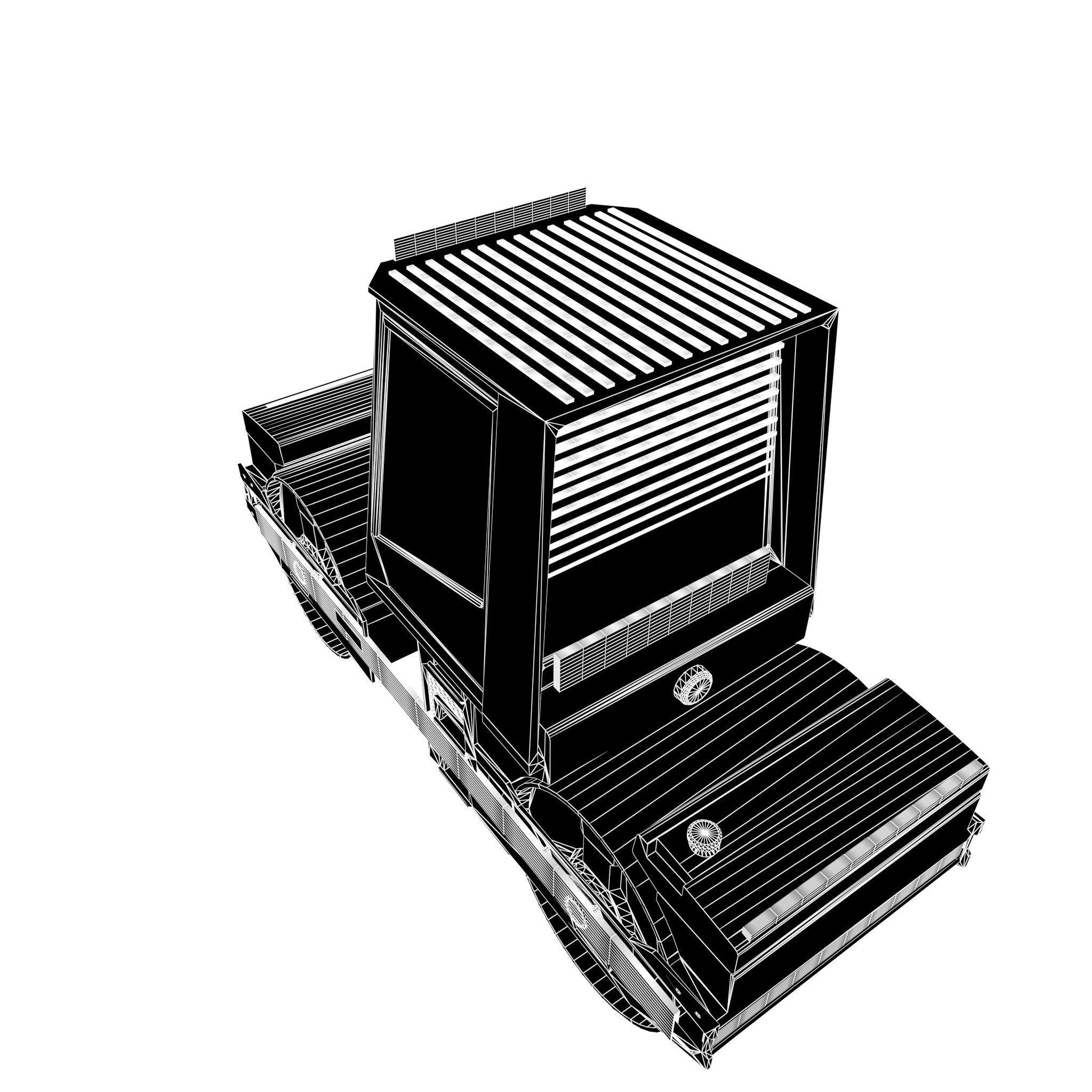 Asphalt Roller 3D model_9