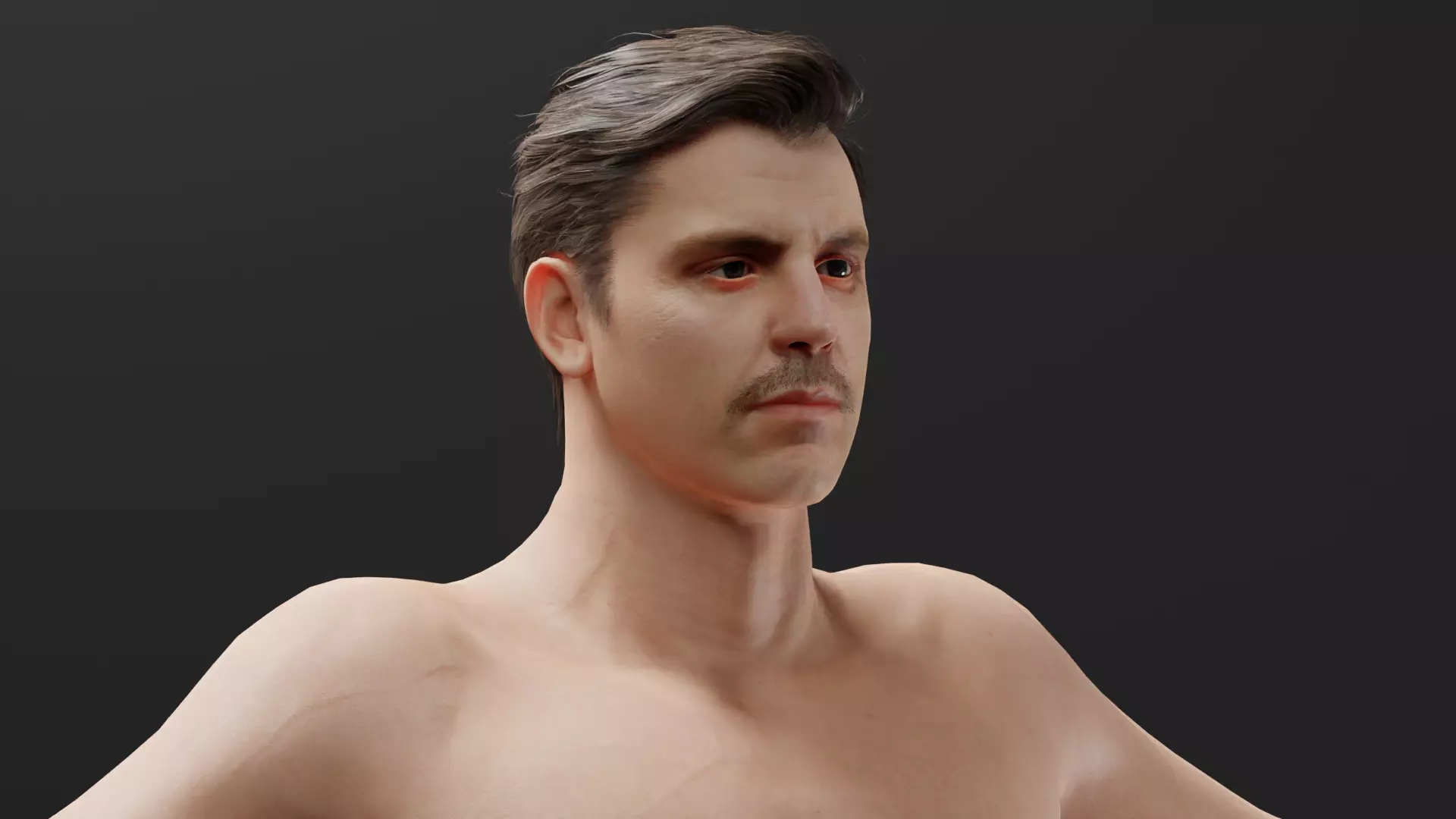 Realistic Male Character - Jezreel 3D model_0