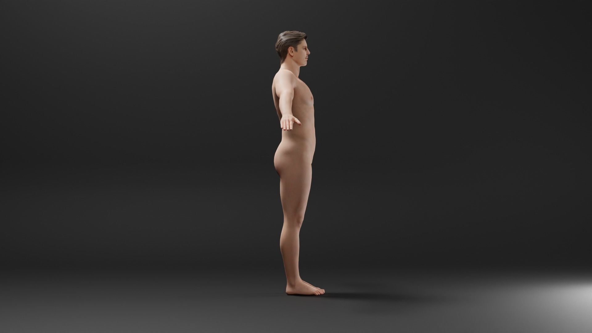 Realistic Male Character - Jezreel 3D model_2