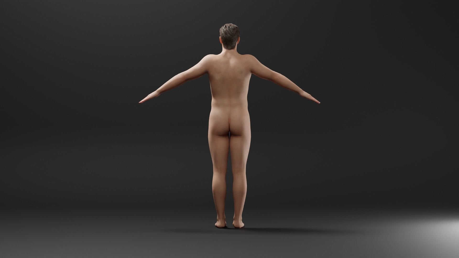 Realistic Male Character - Jezreel 3D model_3