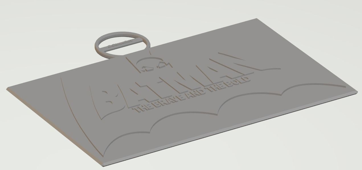 Batman the brave and the bold logo 3D print model_5