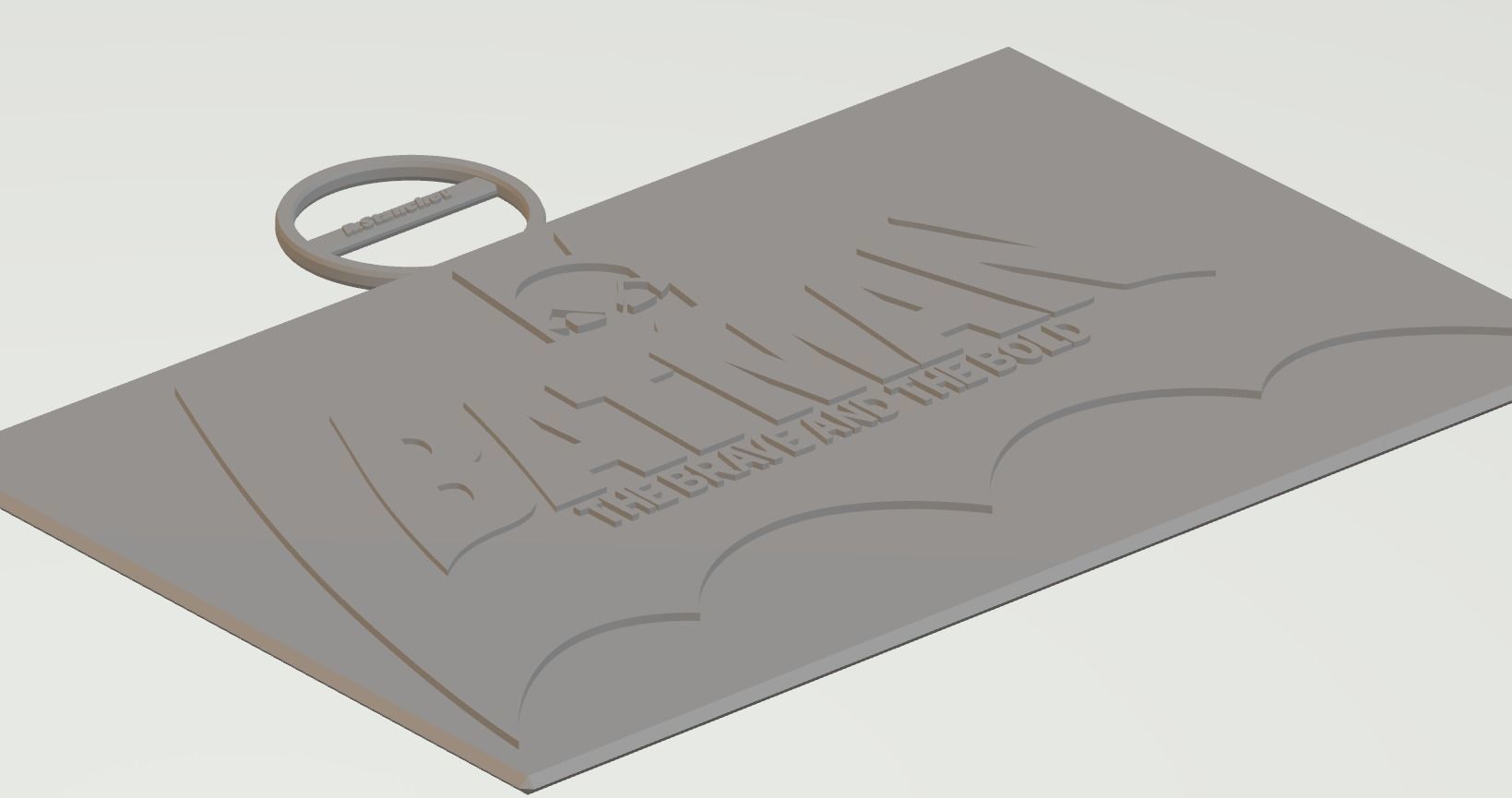 Batman the brave and the bold logo 3D print model_4