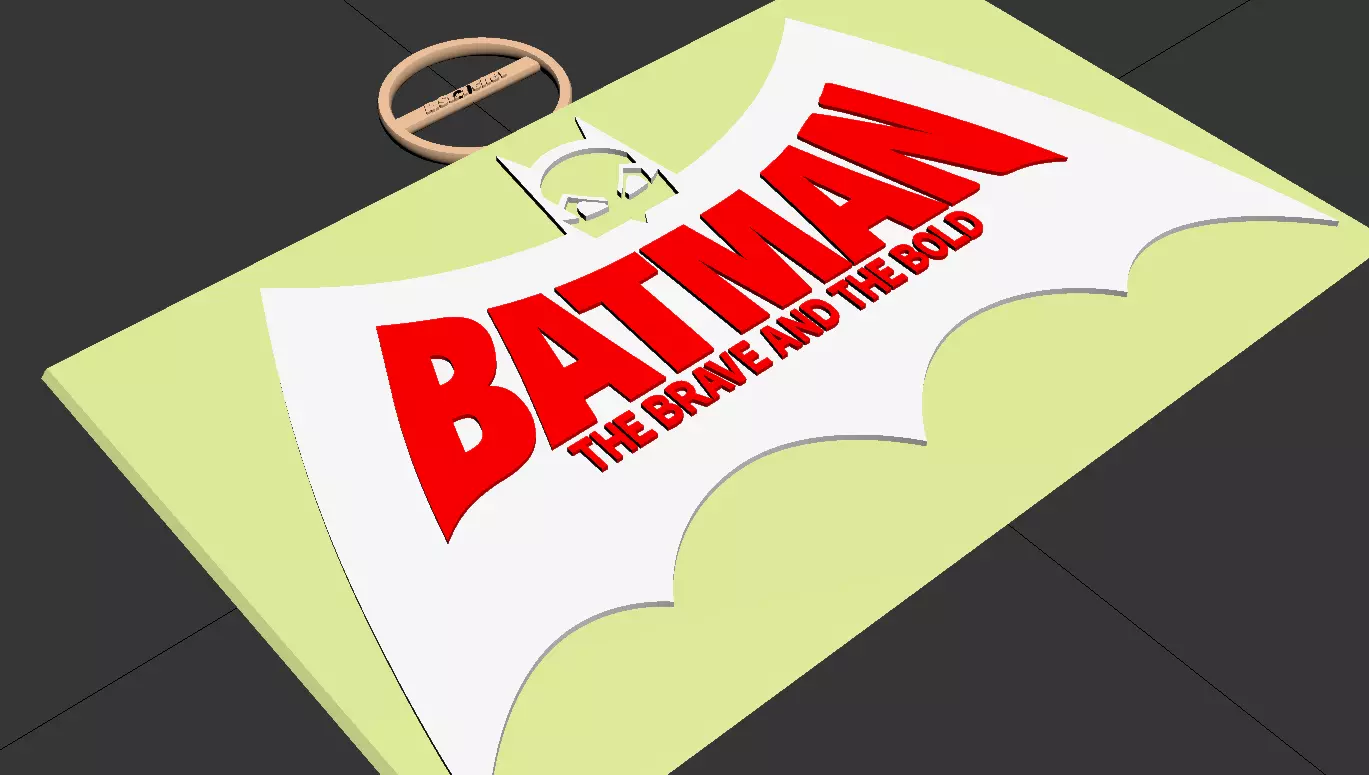 Batman the brave and the bold logo 3D print model_0