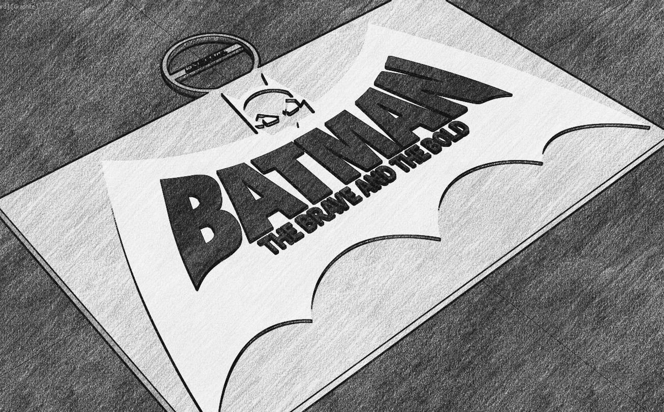 Batman the brave and the bold logo 3D print model_1