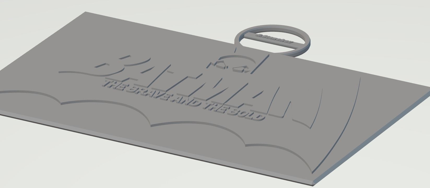 Batman the brave and the bold logo 3D print model_6