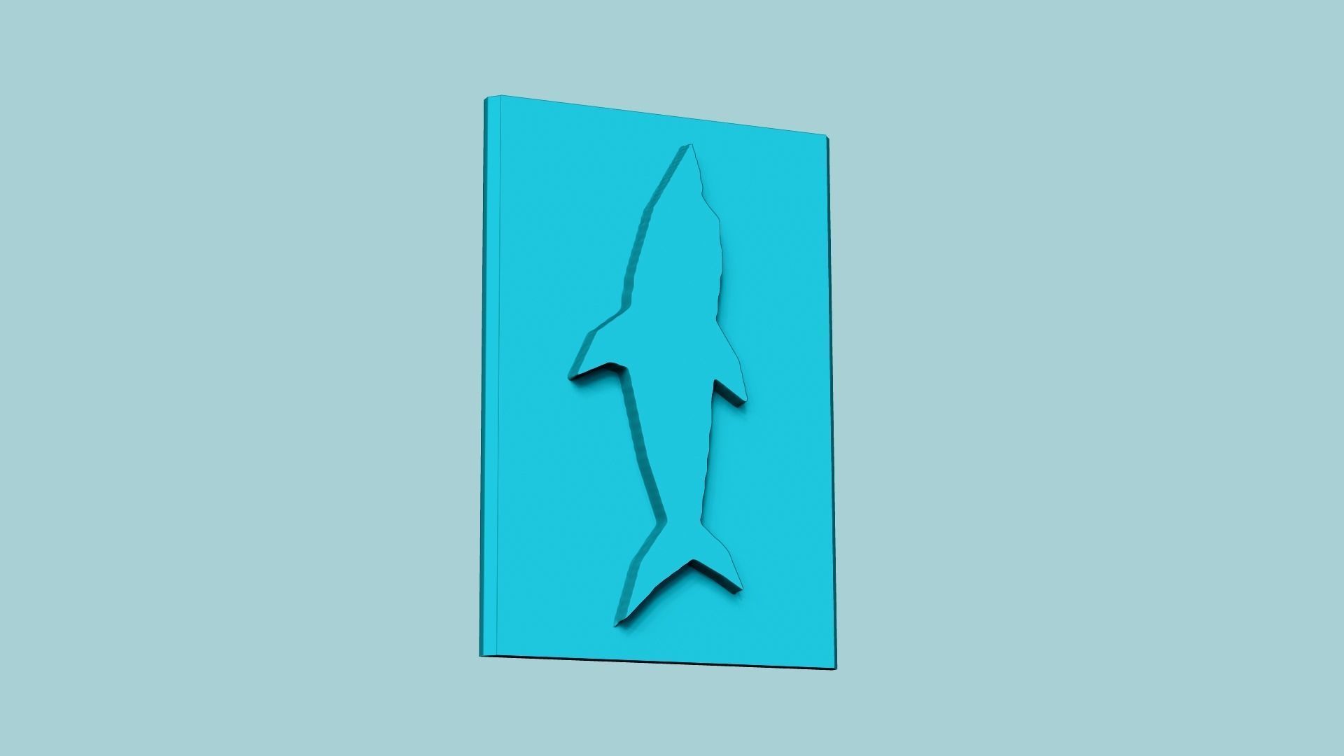 Stamp 13 - Shark - Fondant Decoration Maker Toy 3D print model_1