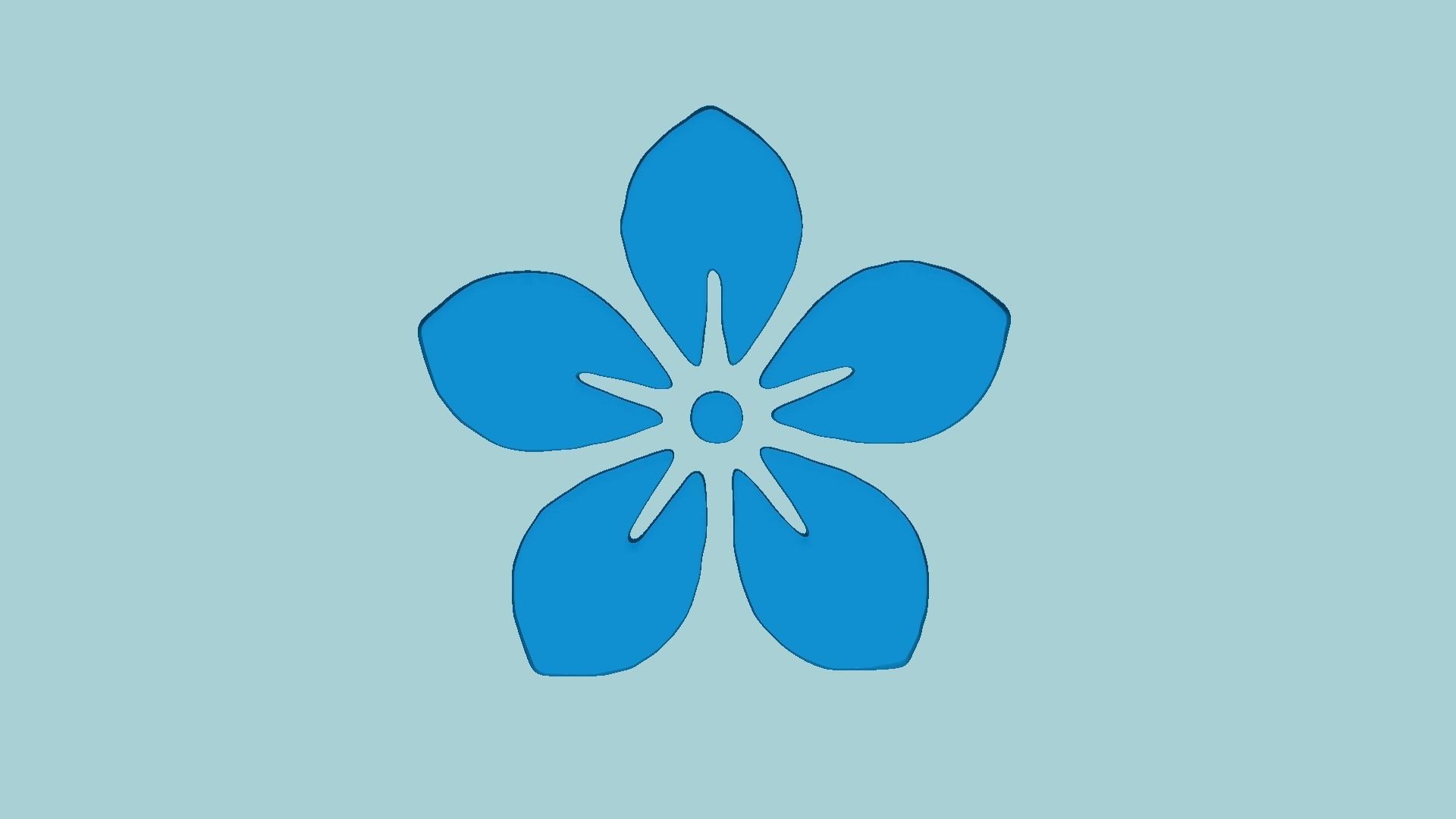 Stamp 14 - Flower - Fondant Decoration Maker Toy 3D print model_6