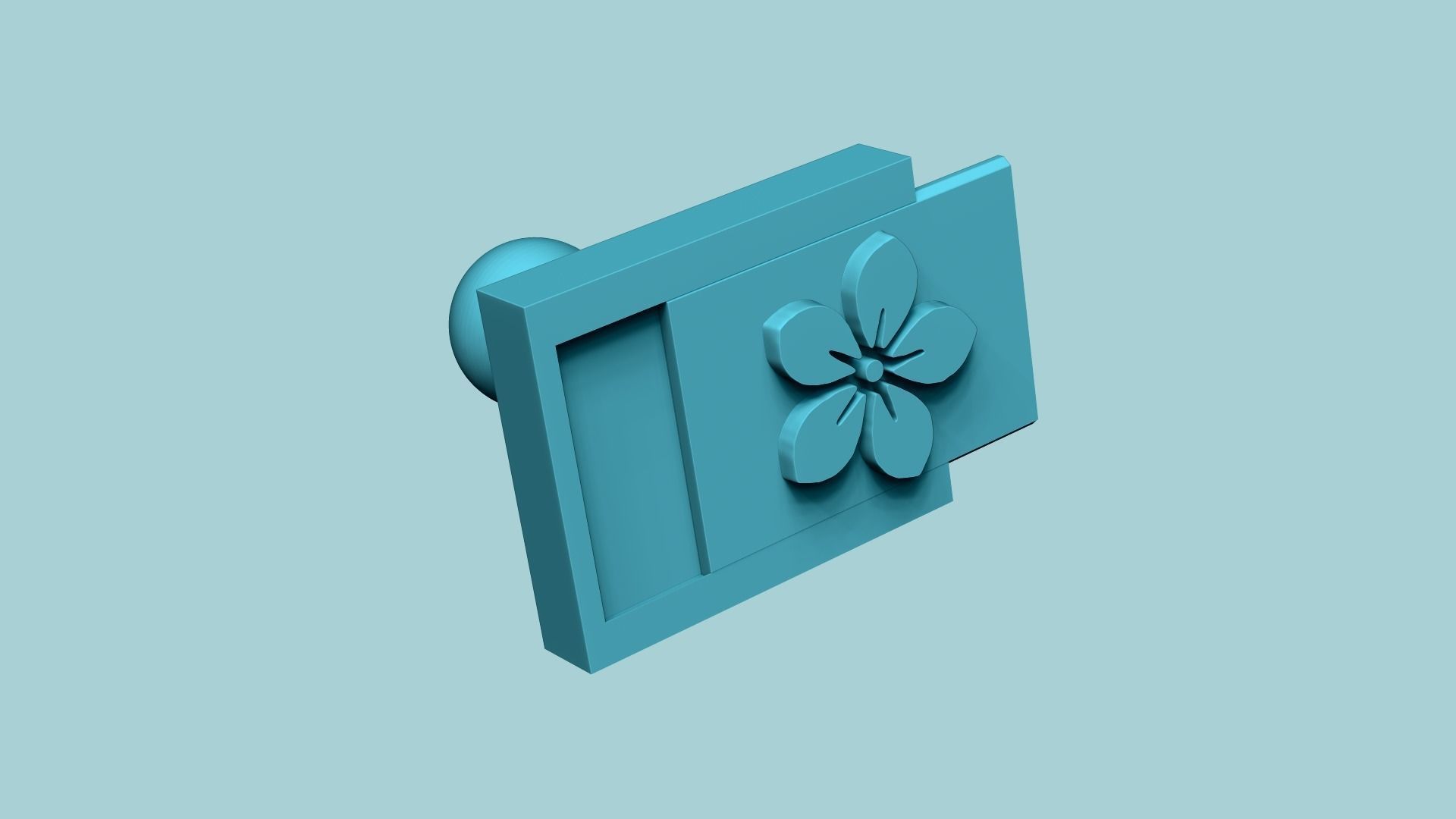 Stamp 14 - Flower - Fondant Decoration Maker Toy 3D print model_3