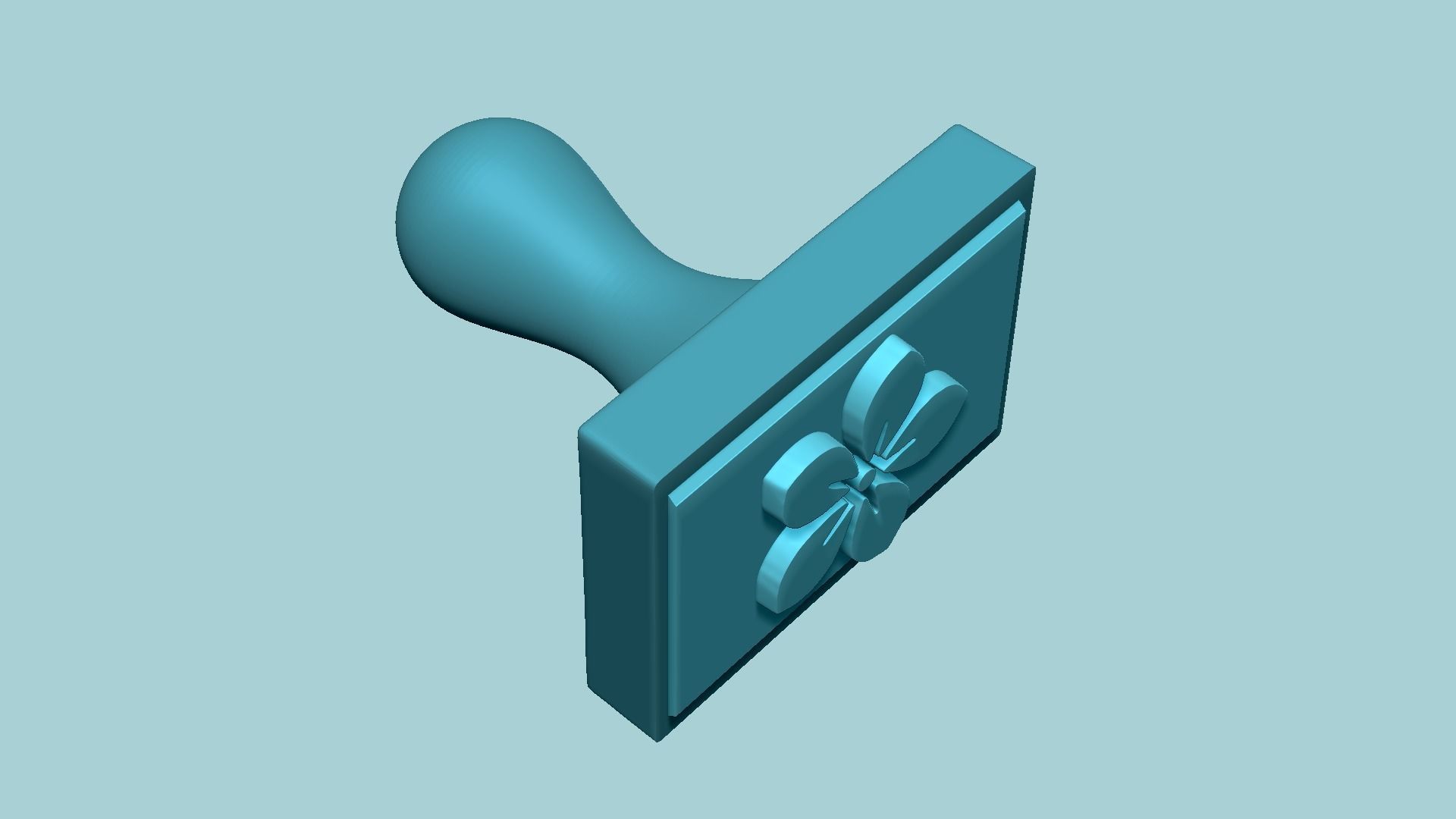 Stamp 14 - Flower - Fondant Decoration Maker Toy 3D print model_5