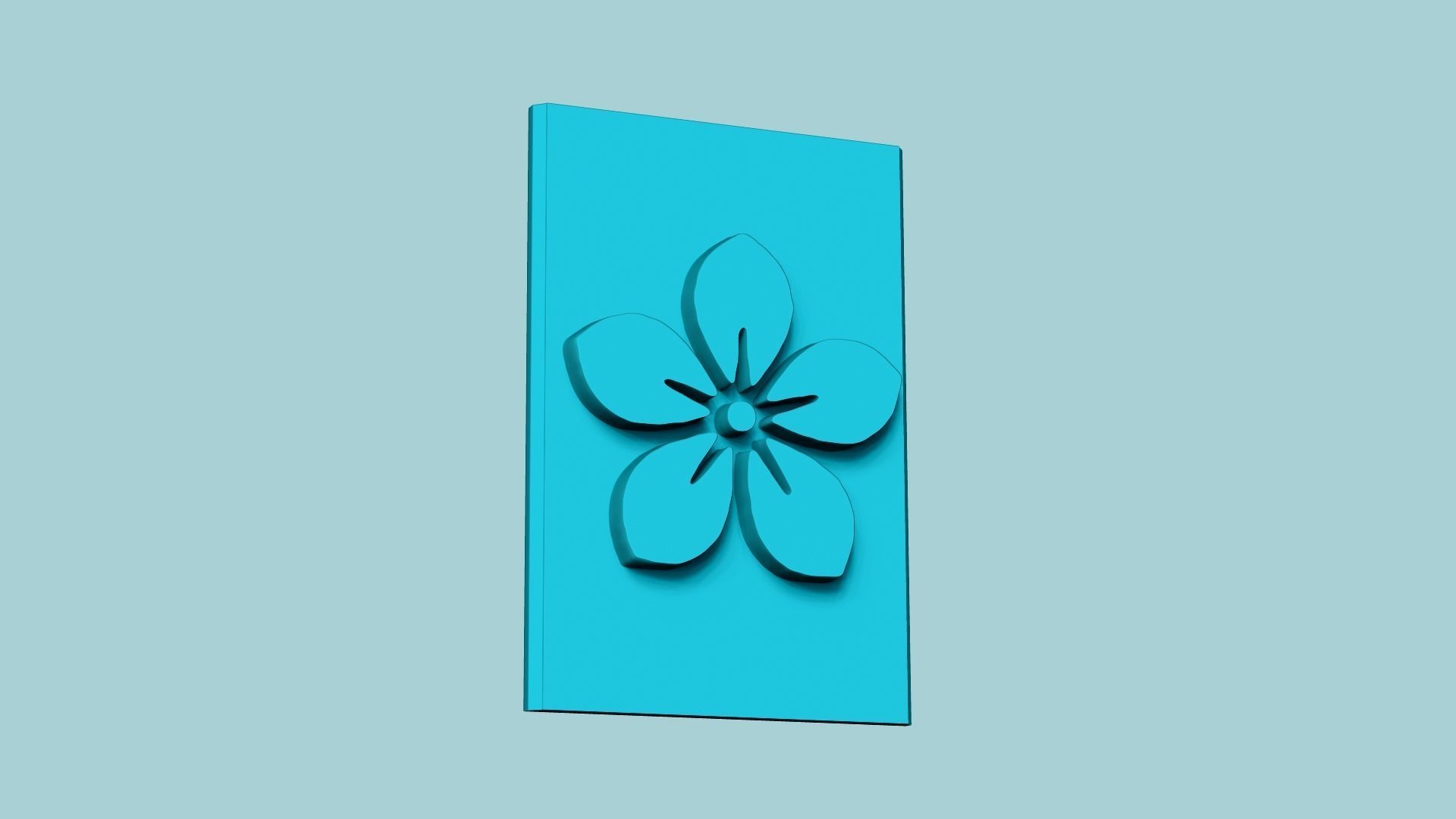 Stamp 14 - Flower - Fondant Decoration Maker Toy 3D print model_1